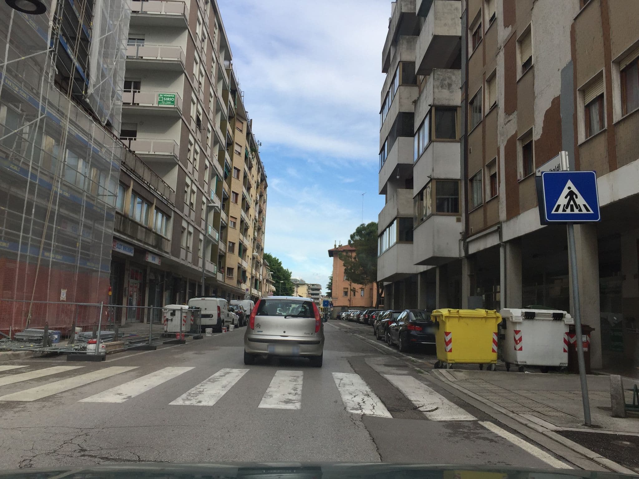 Street view near Hotel Lussino, Monfalcone — © igorzo (CC BY-SA · Mapillary)