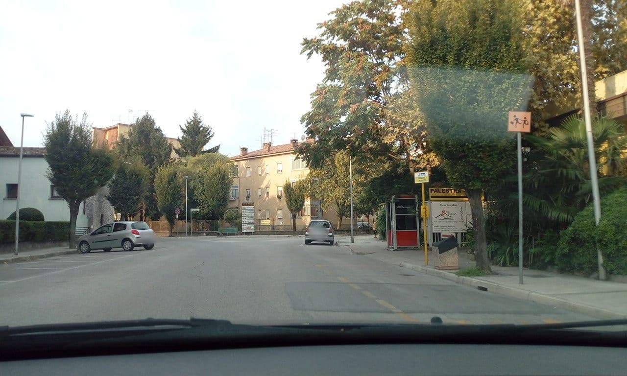 Street view near Hotel Furlan, Ronchi dei Legionari — © cascafico (CC BY-SA · Mapillary)