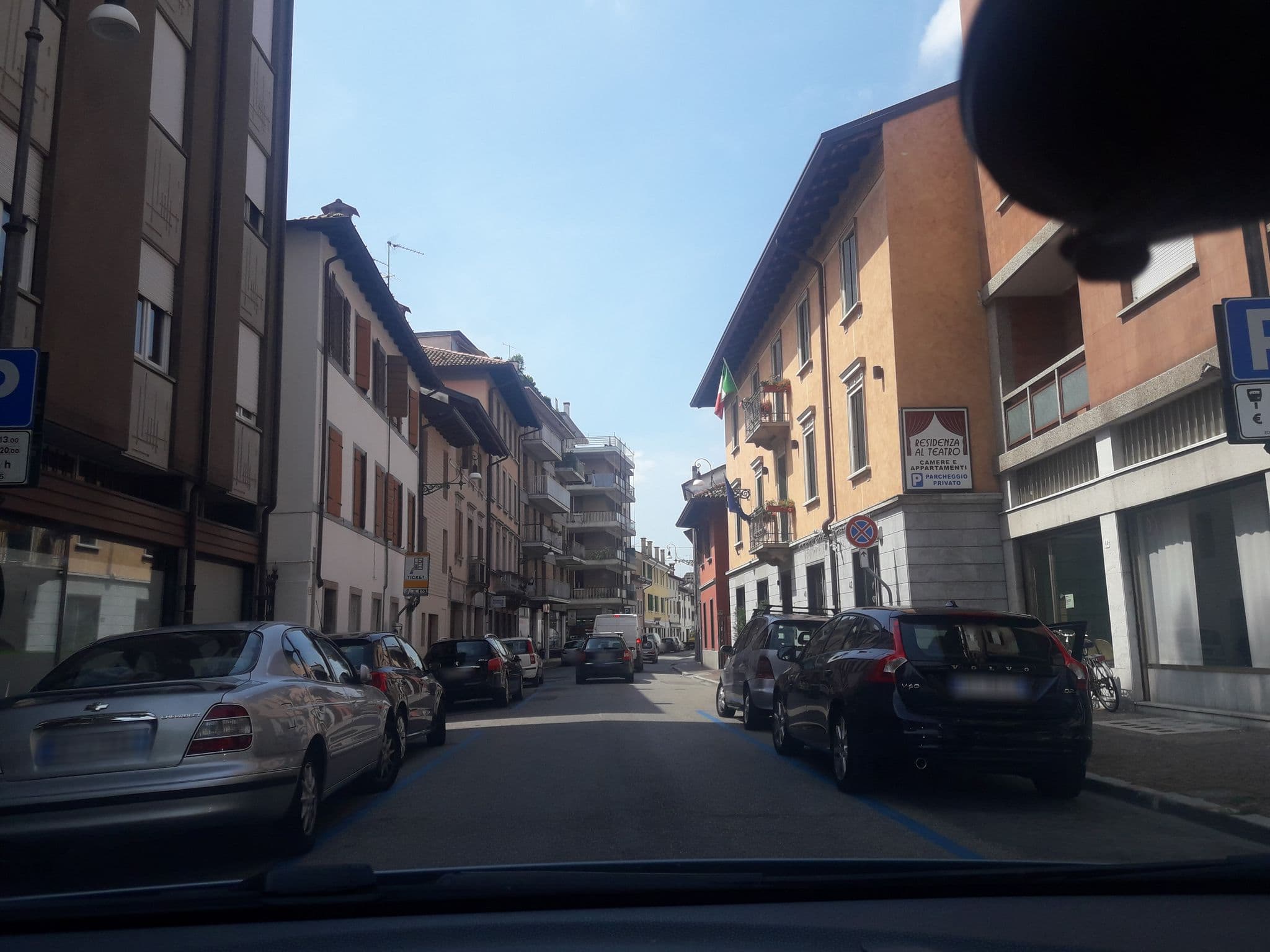 Street view near Residenza al Teatro, Udine — © cartophile (CC BY-SA · Mapillary)