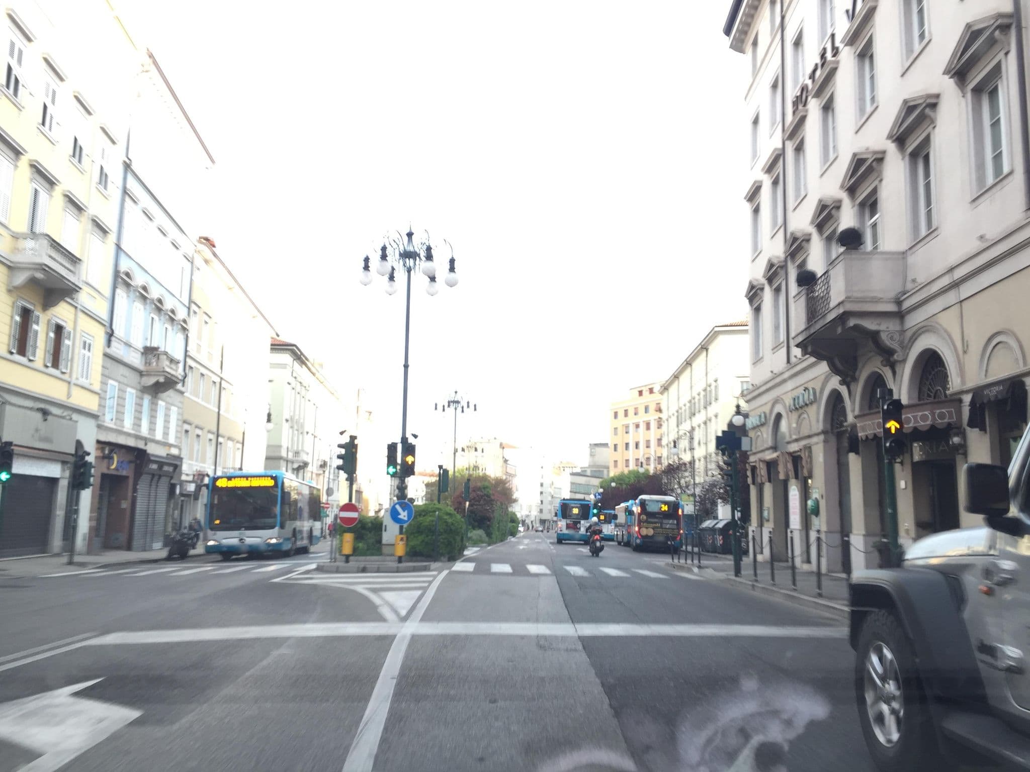 Street view near HOTEL VICTORIA TRIESTE, Trieste — © igorzo (CC BY-SA · Mapillary)