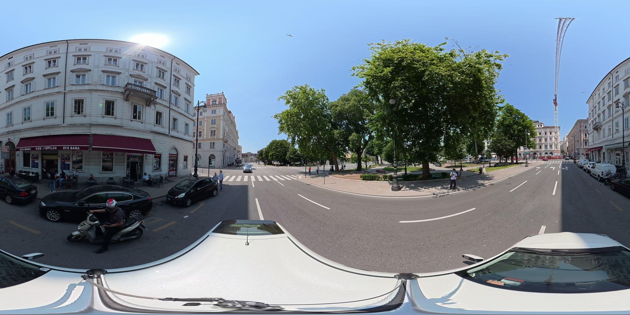 Street view near Residenza Sissi, Trieste — © osmplus_org (CC BY-SA · Mapillary)