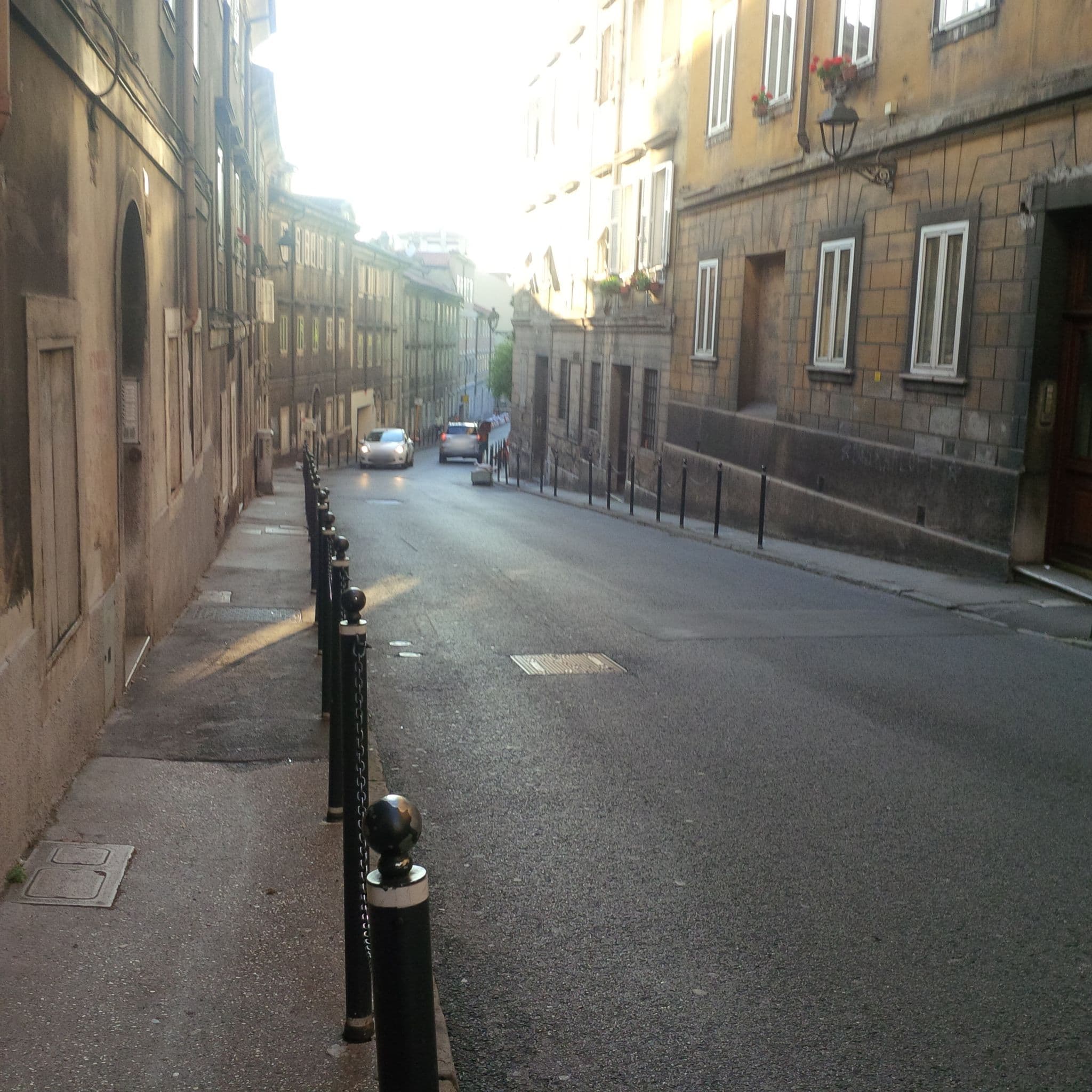Street view near CASACUADRA San Giusto, Trieste — © gborruso (CC BY-SA · Mapillary)