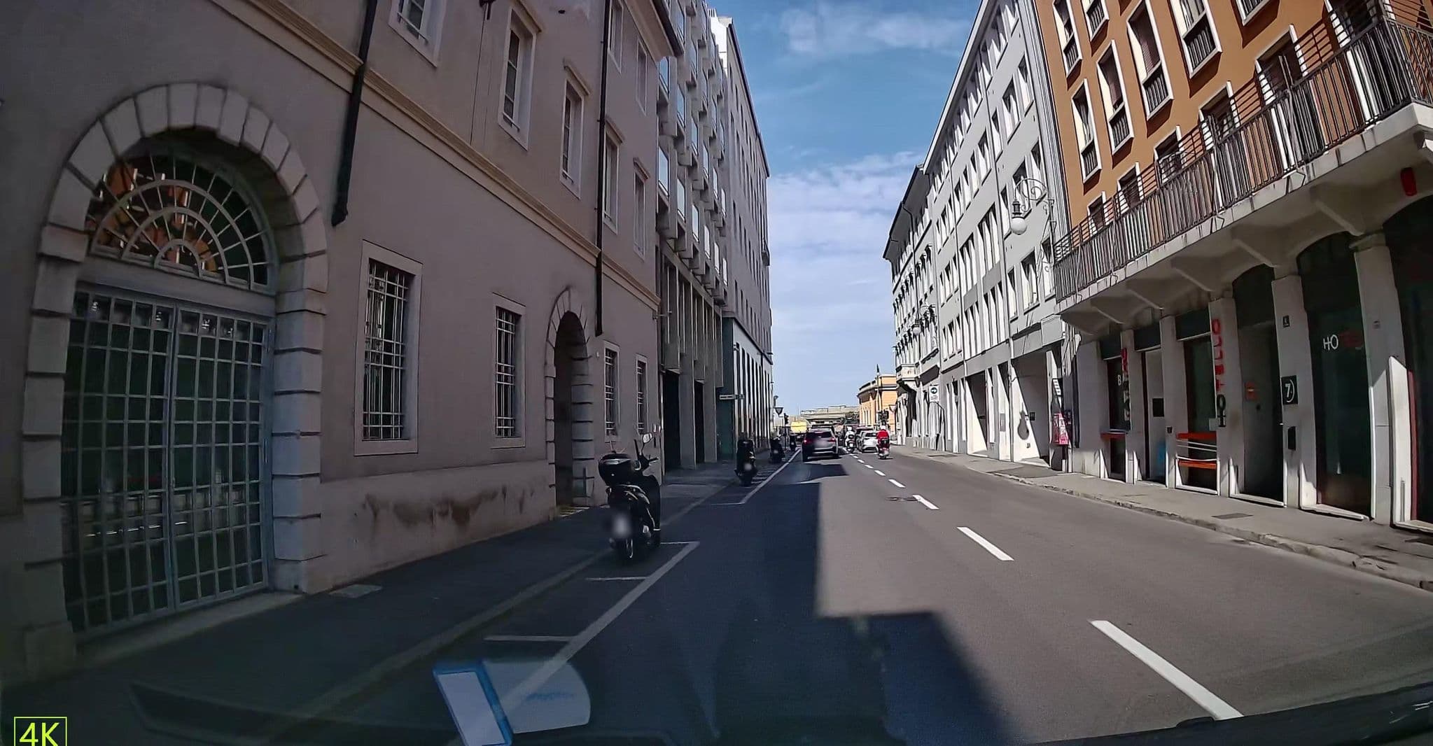 Street view near Hotello Hostel, Trieste — © Ugo_mapedits (CC BY-SA · Mapillary)