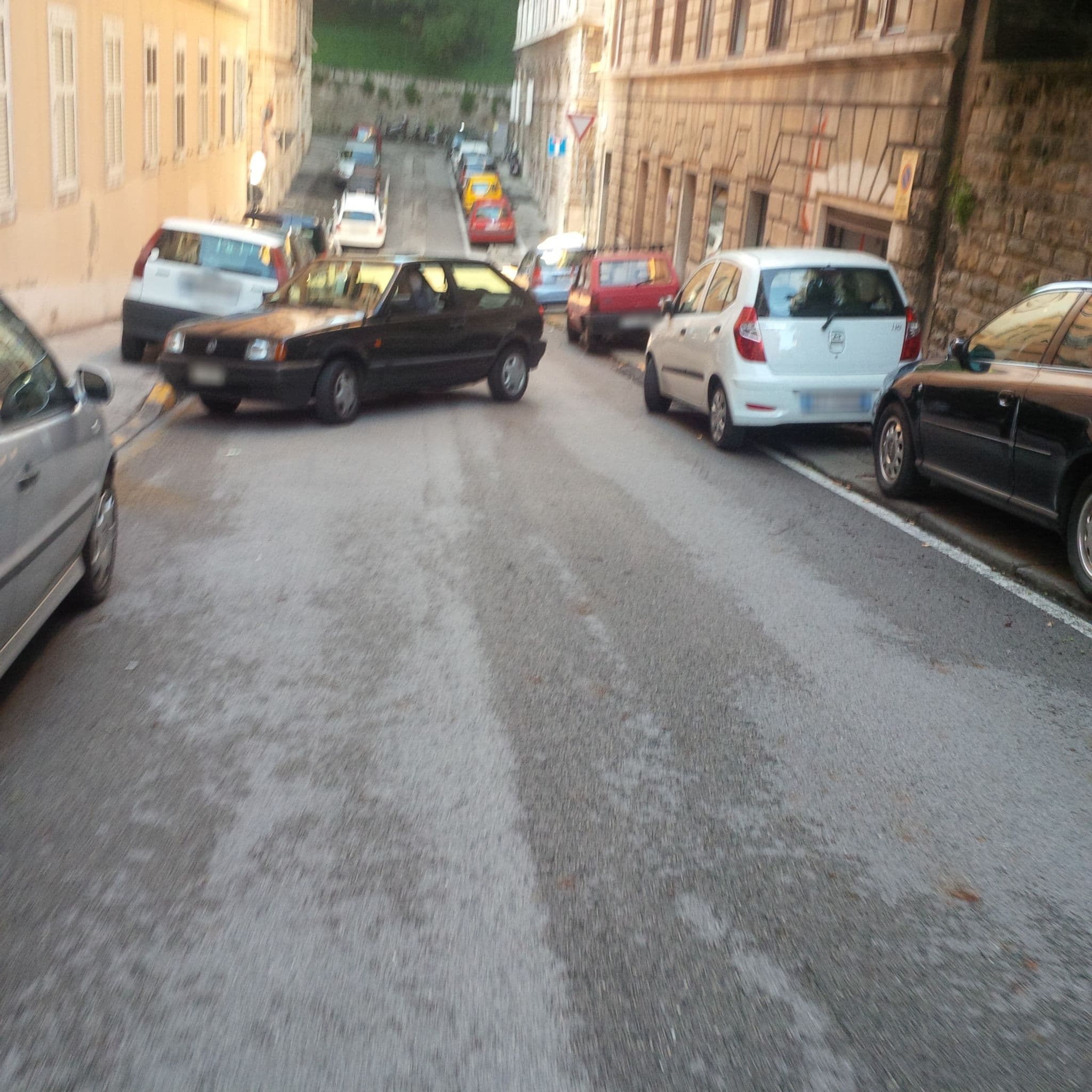 Street view near Al Castello di San Giusto free garage, Trieste — © gborruso (CC BY-SA · Mapillary)