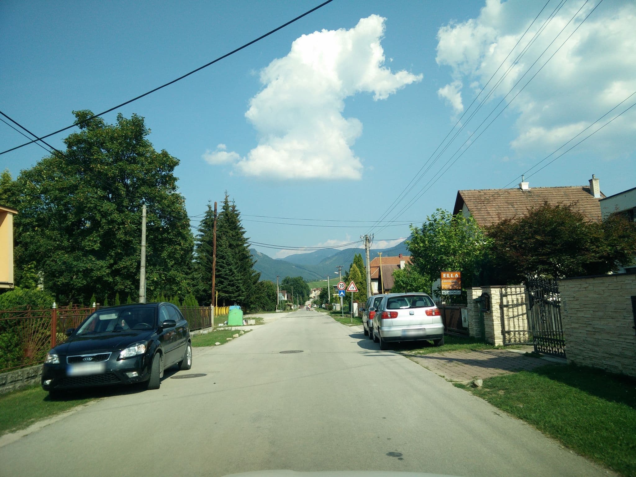 Street view near Villa Ella, Rajecké Teplice — © kayle (CC BY-SA · Mapillary)