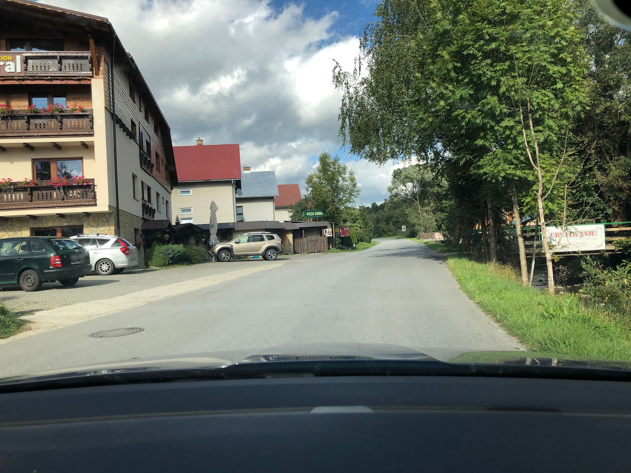 Street view near Chata za potokom, Terchová