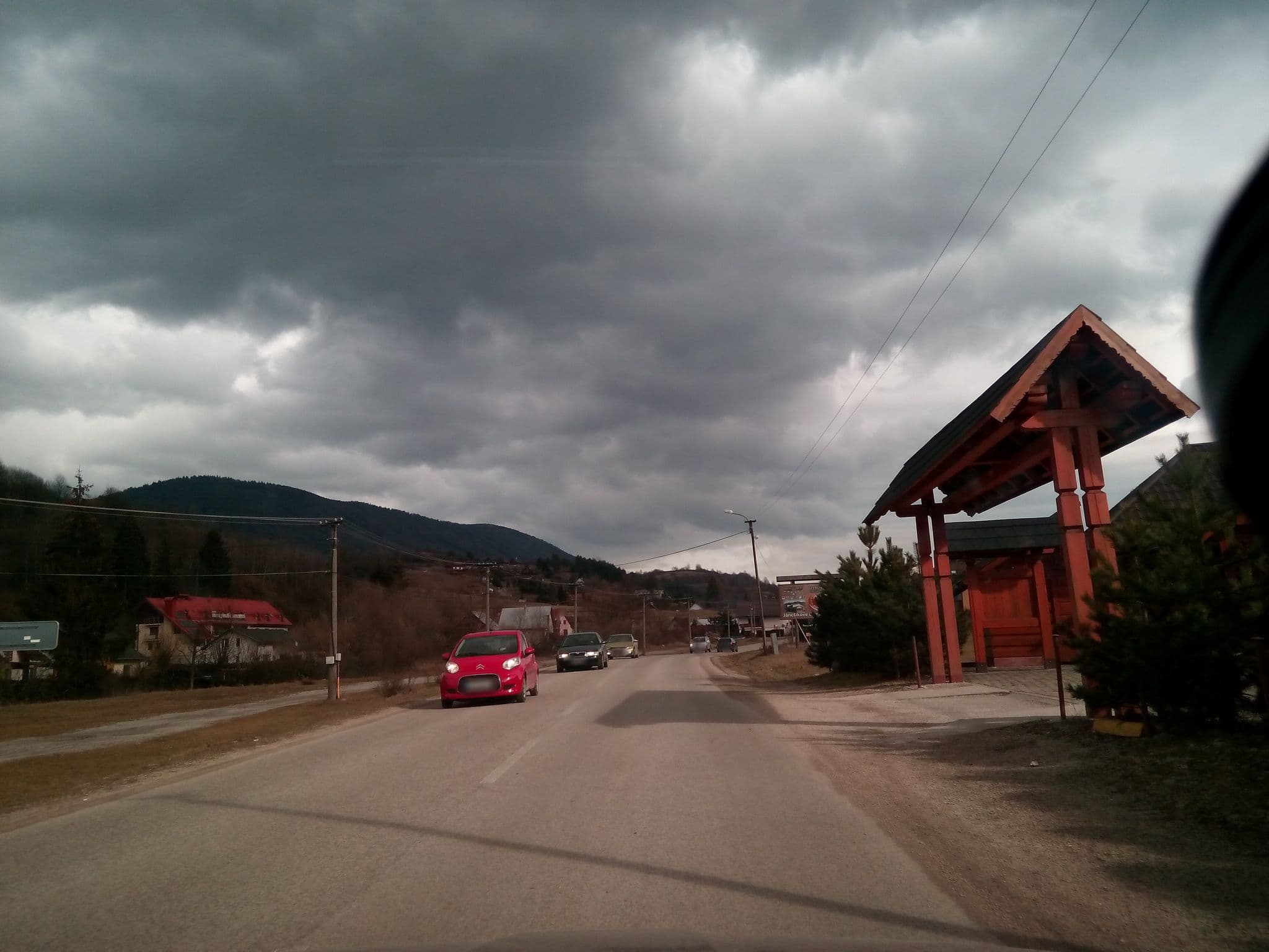 Street view near Montana, Terchová