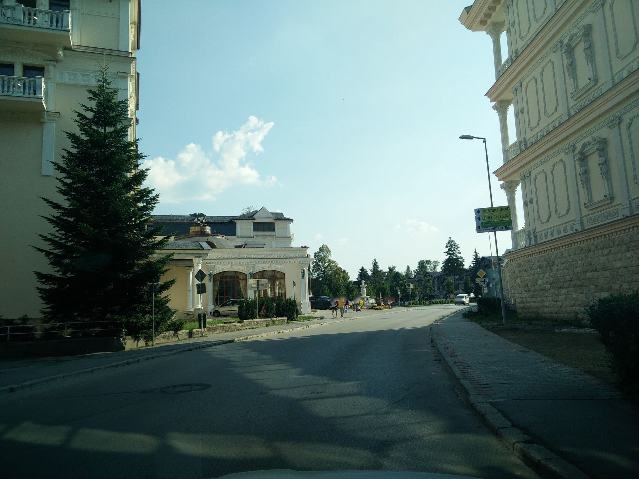 Street view near Royal Apartments Aphrodite Palace, Rajecké Teplice — © kayle (CC BY-SA · Mapillary)