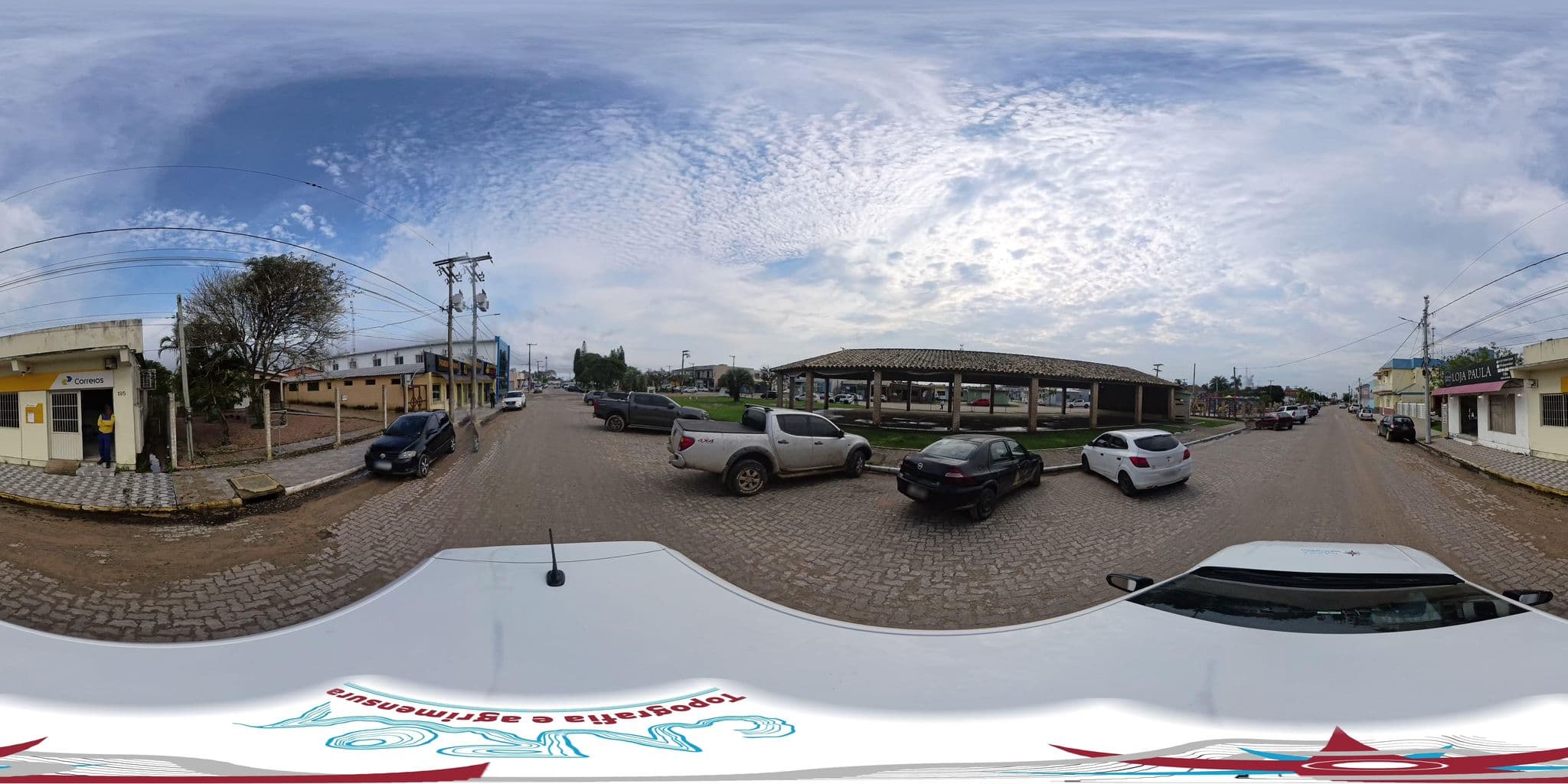 Street view near Hotel Parque da Lagoa, Mostardas — © CAROA_TOPOGRAFIA_AGRIMENSURA (CC BY-SA · Mapillary)