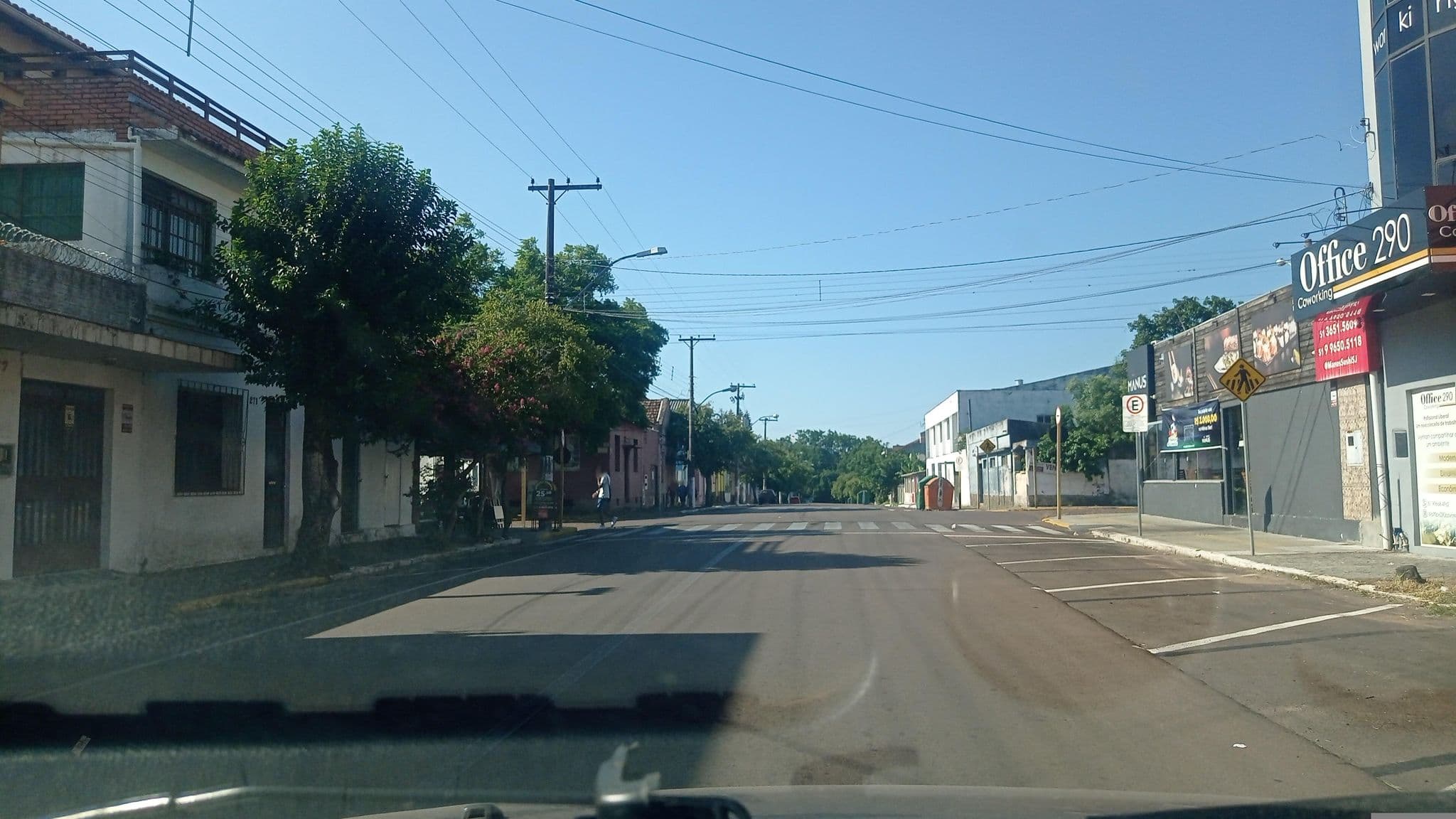 Street view near Hotel Trípoli, São Jerônimo — © johnzeferino (CC BY-SA · Mapillary)