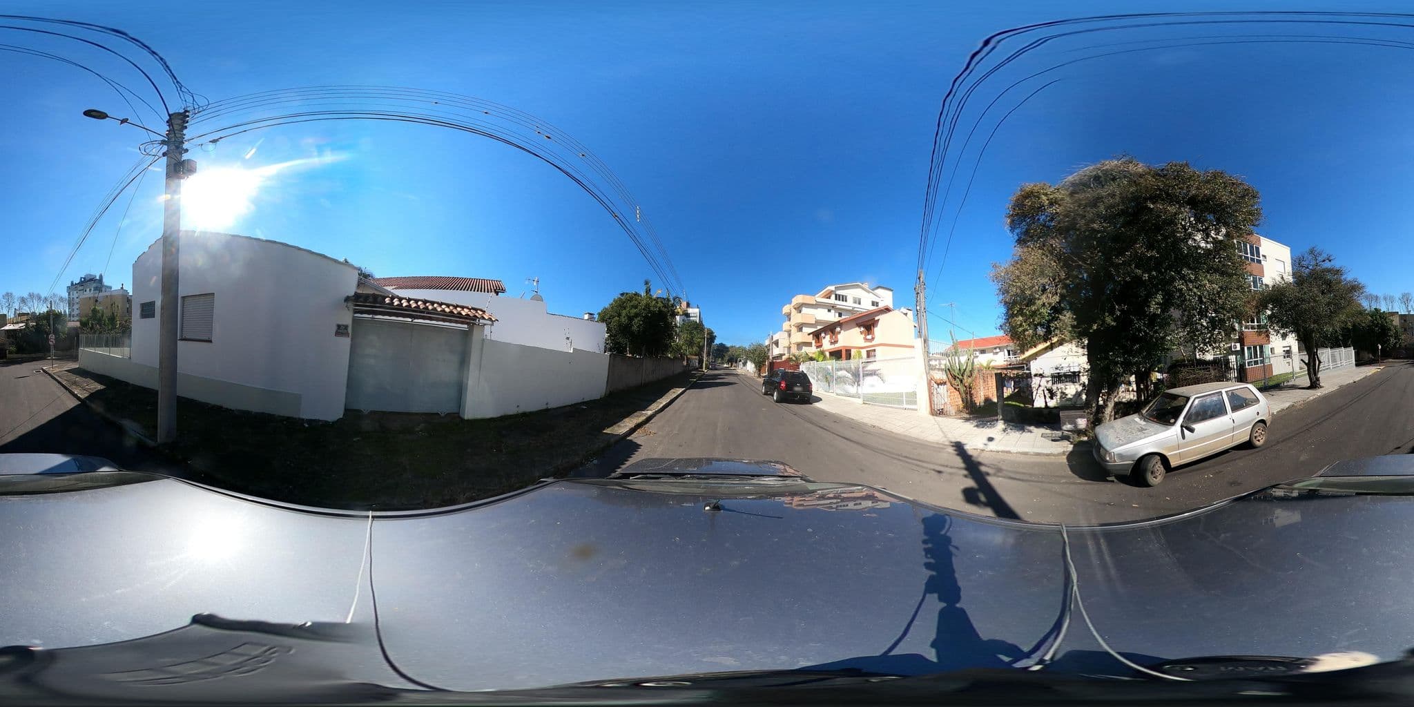 Street view near Hottel Cura, Santa Maria — © santamariense (CC BY-SA · Mapillary)