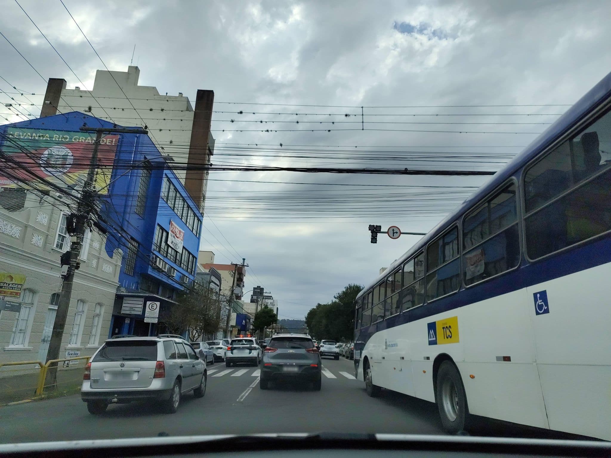 Street view near Turis Park Hotel, Santa Cruz do Sul — © sulriograndense (CC BY-SA · Mapillary)