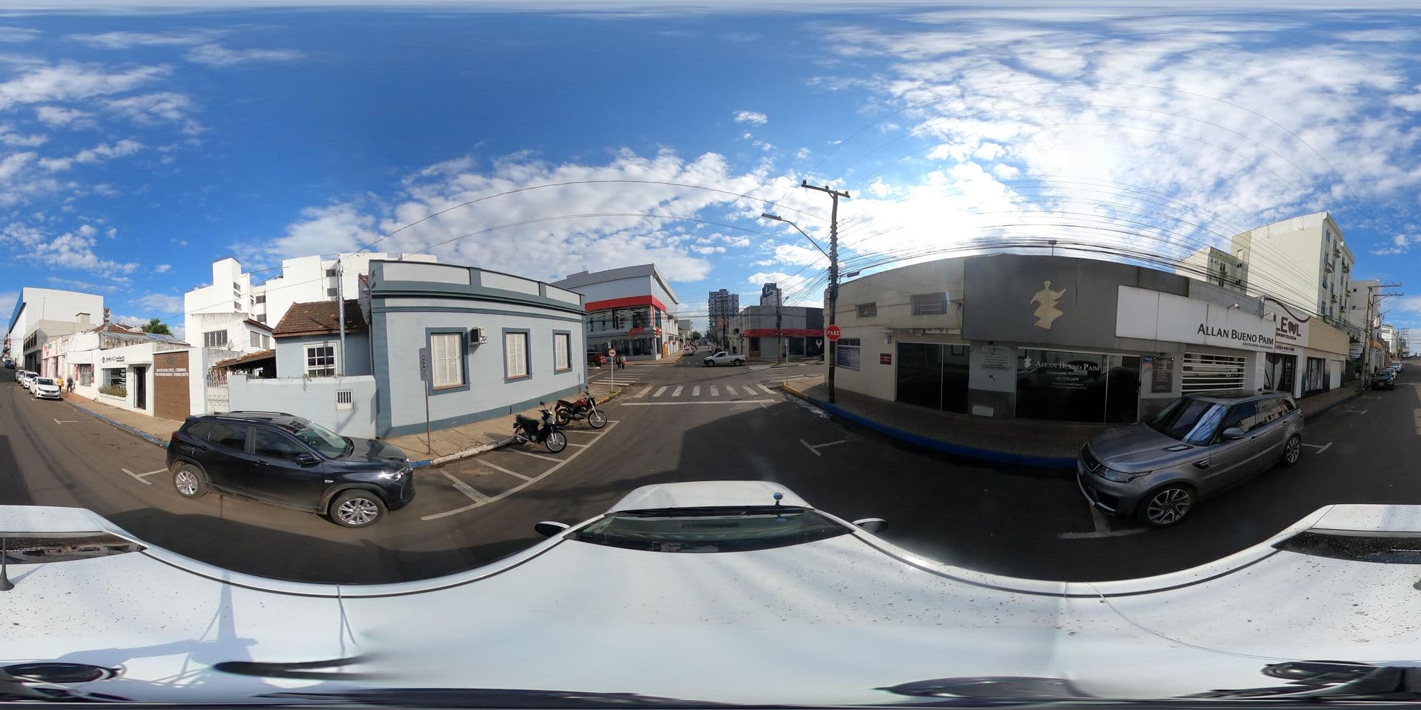 Street view near Hotel Rosmer Palace, Cruz Alta — © santamariense (CC BY-SA · Mapillary)