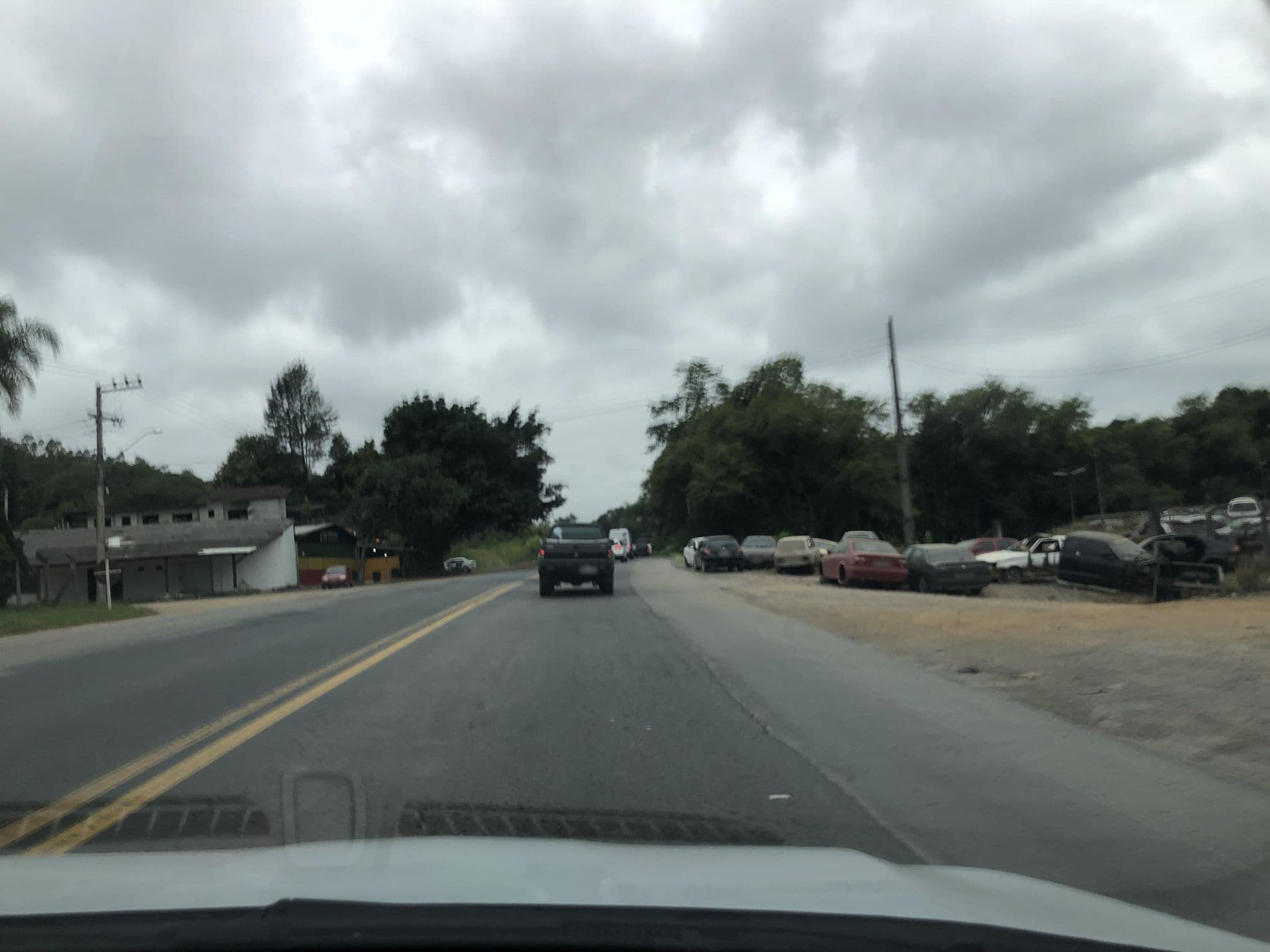 Street view near Hotel Dois Corações, Indaial — © alantiagofelipe (CC BY-SA · Mapillary)