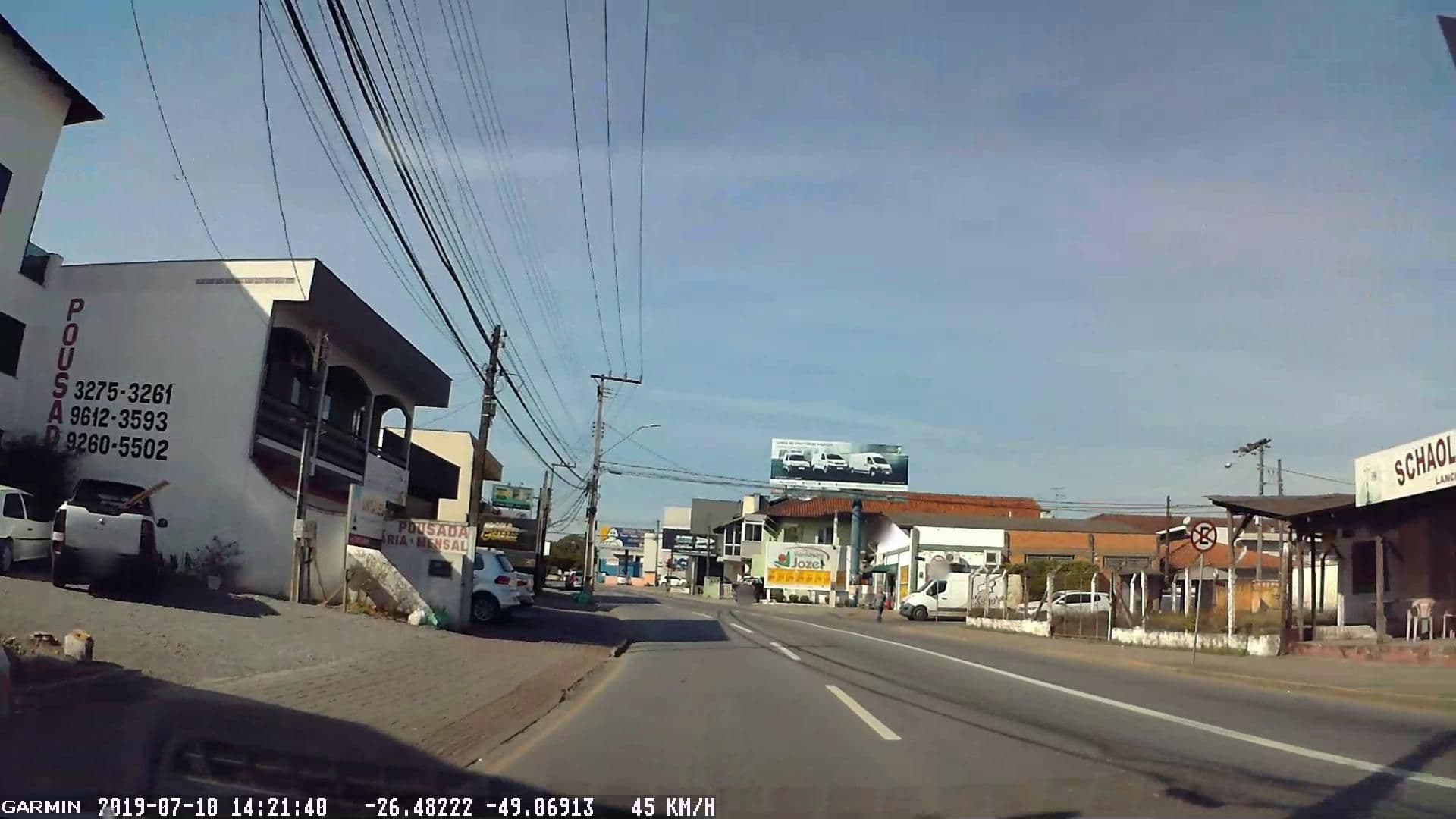 Street view near Pousada Jonart, Jaraguá do Sul — © tomio (CC BY-SA · Mapillary)