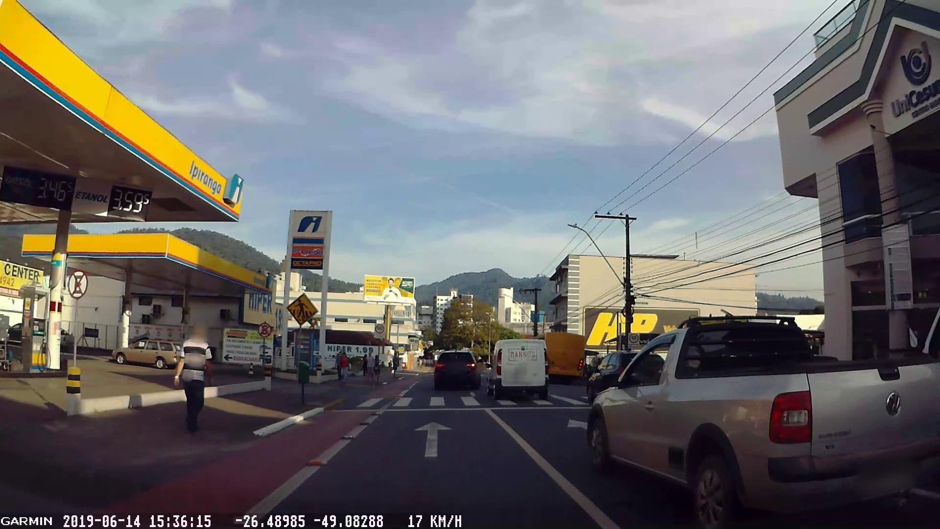 Street view near Hotel Dassi, Jaraguá do Sul — © tomio (CC BY-SA · Mapillary)