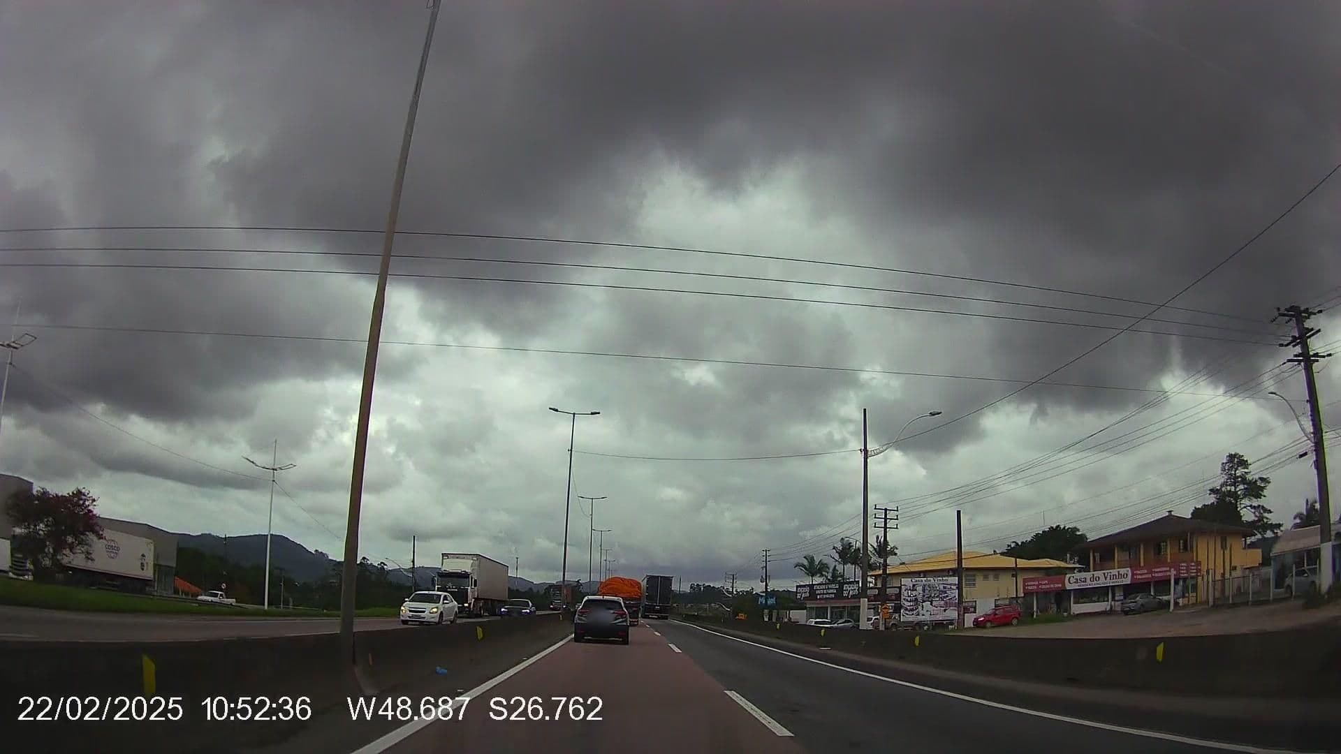 Street view near Pousada Sao Jorge, Balneário Piçarras — © tomio (CC BY-SA · Mapillary)