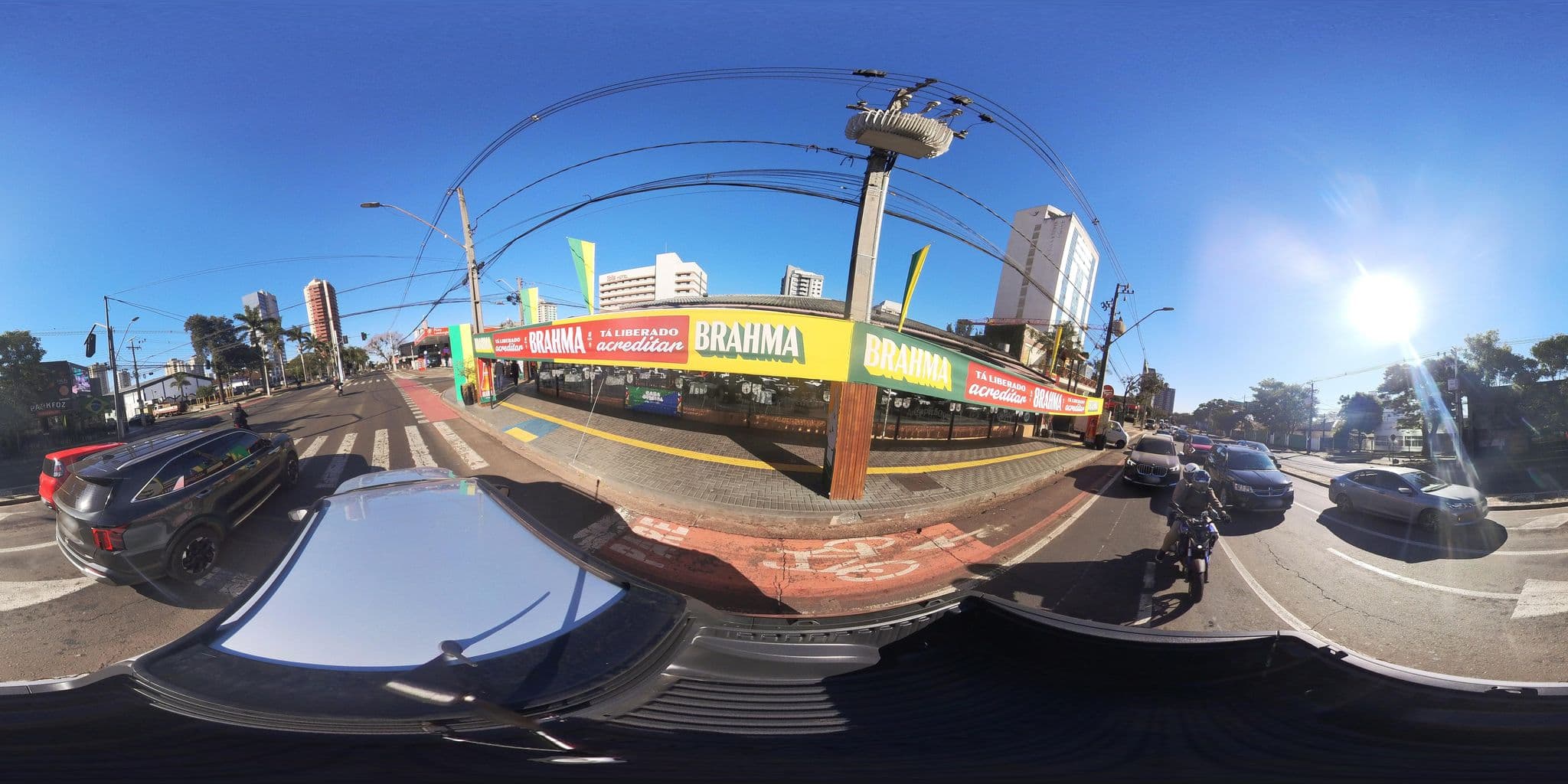 Street view near Hotel Harbor By Alfamaweb.com, Foz do Iguaçu — © kelvyndemelo (CC BY-SA · Mapillary)
