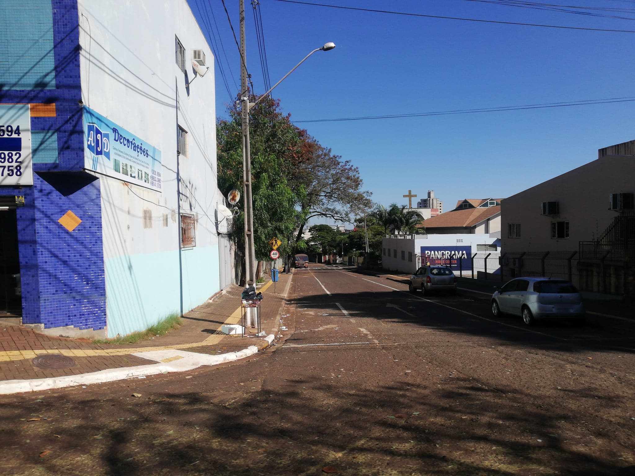 Street view near Hotel Sao Paulo, Foz do Iguaçu — © carlosbrys (CC BY-SA · Mapillary)