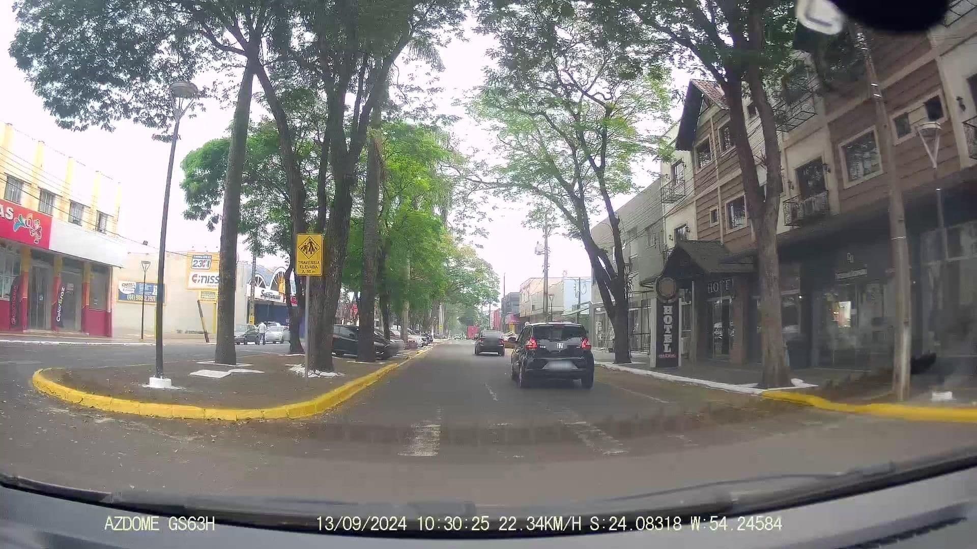 Street view near Hotel Gaúcha, Terra Roxa — © jaderbavaresco (CC BY-SA · Mapillary)