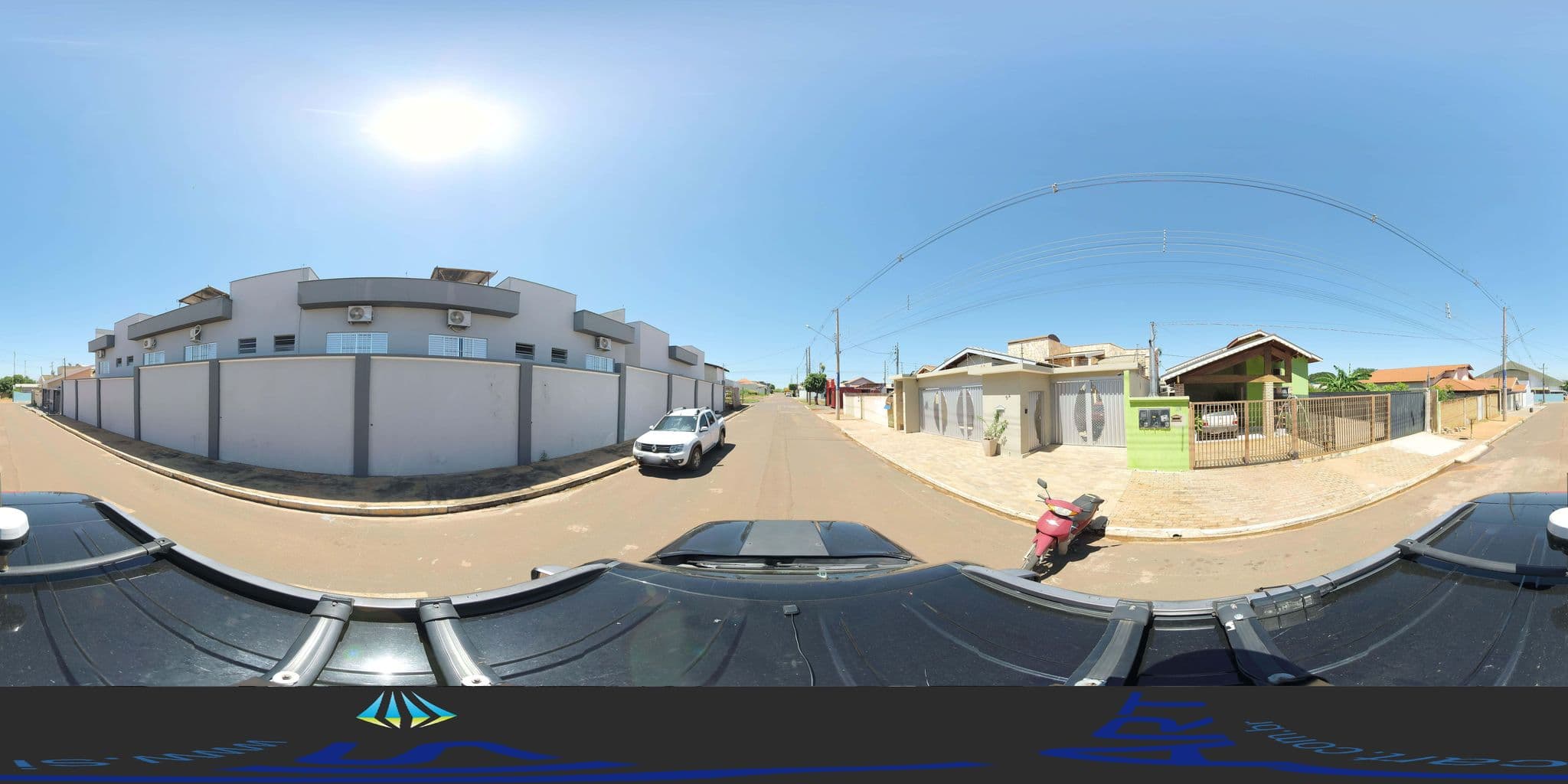 Street view near Hotel Califórnia, Inocência — © Sicart360 (CC BY-SA · Mapillary)