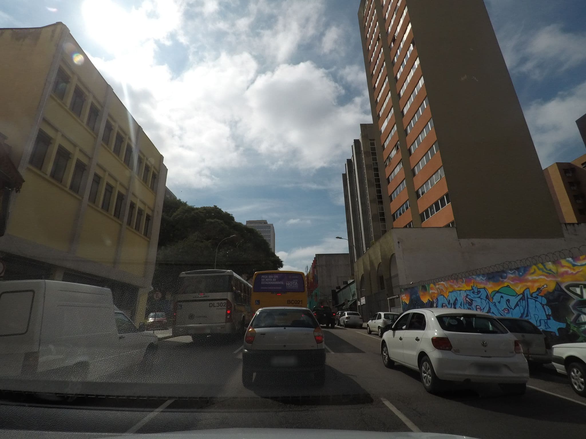Street view near Hotel Don Juan, Curitiba — © marciosampaio (CC BY-SA · Mapillary)