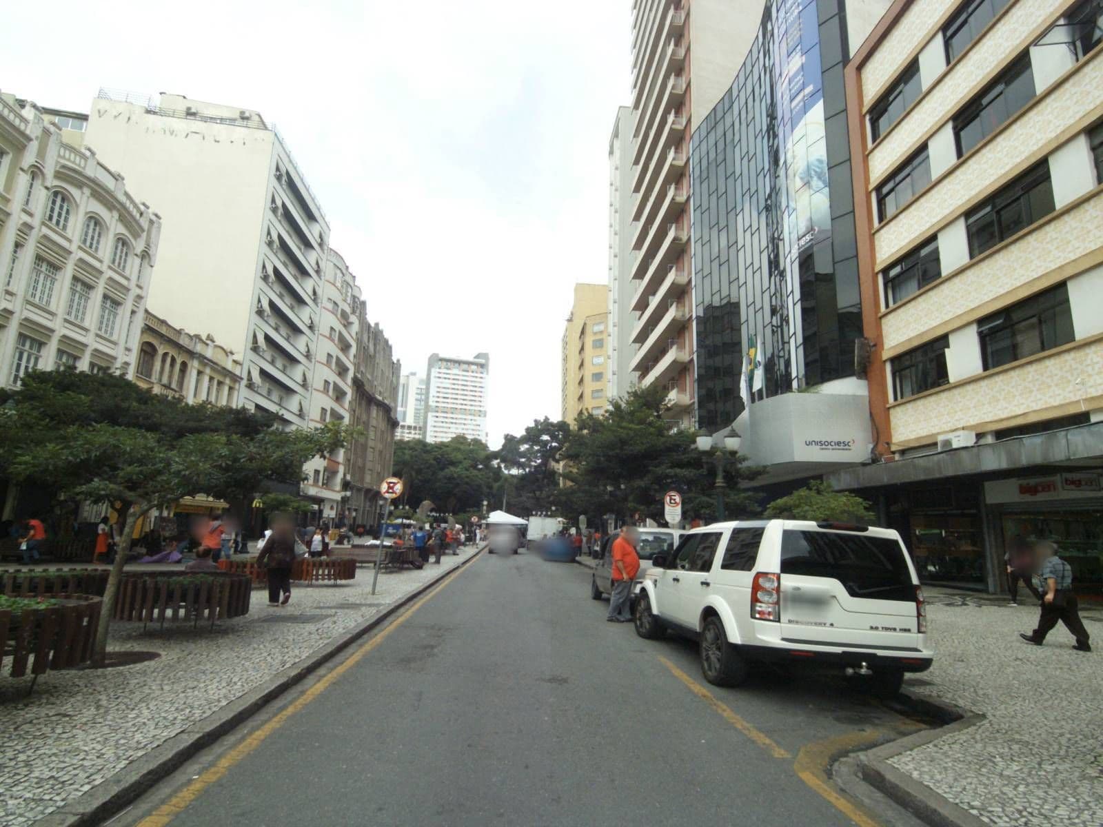 Street view near Plaza Hotel, Curitiba — © projevias (CC BY-SA · Mapillary)