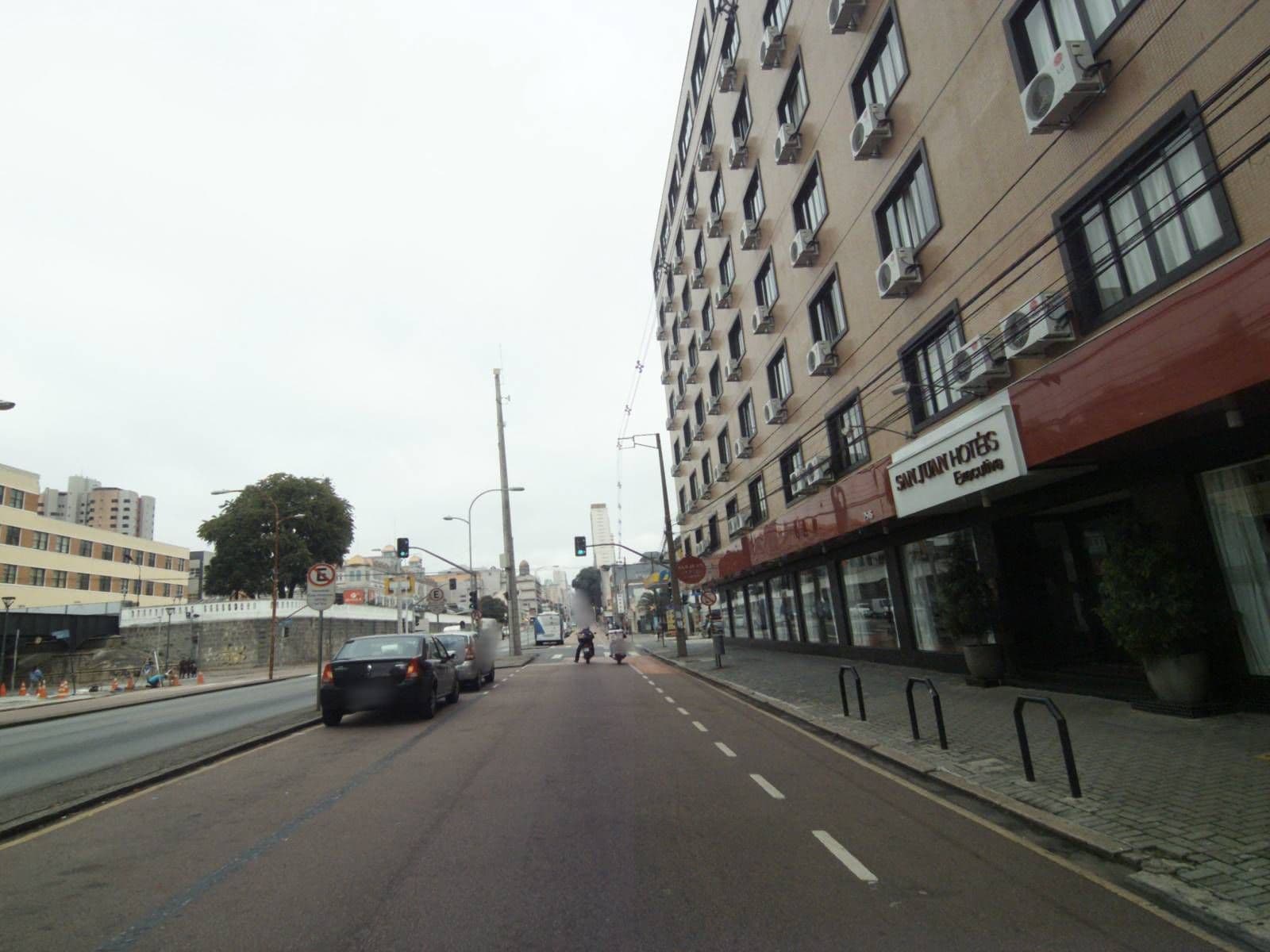 Street view near Hotel San Juan Café Da Manhã, Curitiba — © projevias (CC BY-SA · Mapillary)