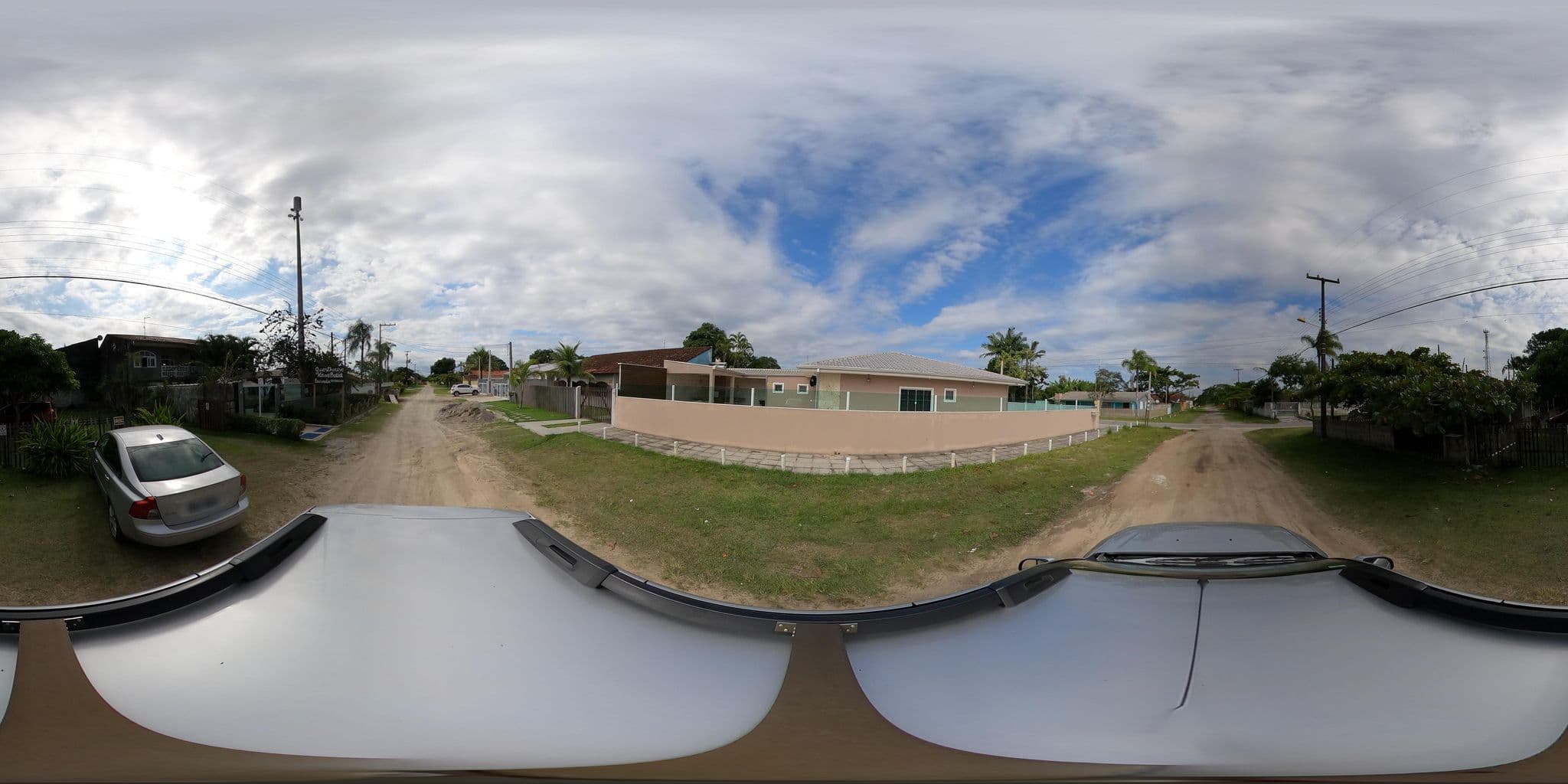 Street view near Pousada Kazapraia Guesthouse, Pontal do Paraná — © CTMGEO (CC BY-SA · Mapillary)