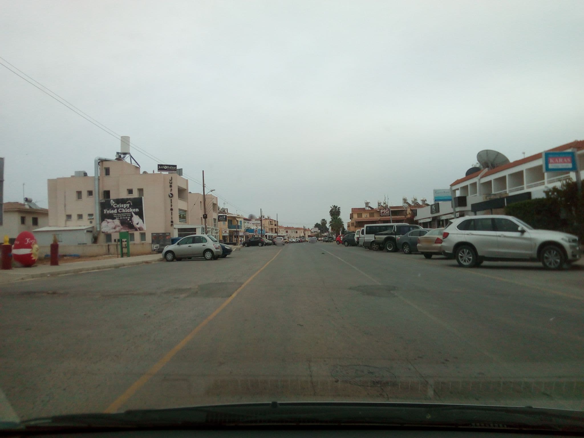 Street view near Captain Karas hotel, Paralímni — © stpkyriakou (CC BY-SA · Mapillary)