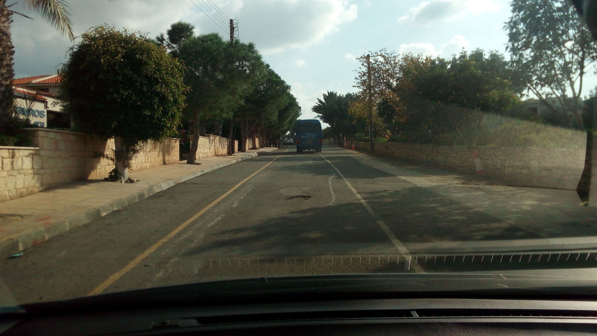 Street view near Tavros Hotel Apartments, Pólis — © stpkyriakou (CC BY-SA · Mapillary)
