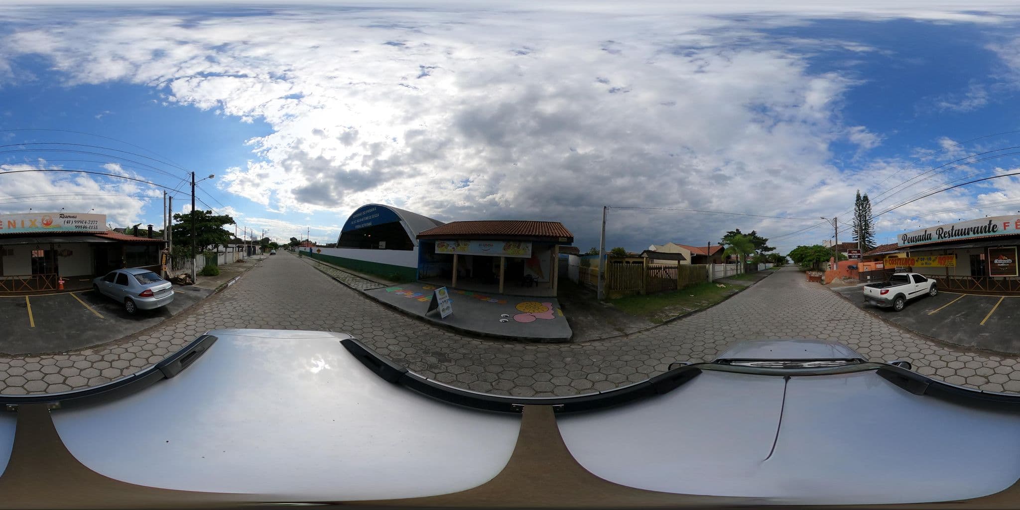 Street view near Pousada Fênix, Pontal do Paraná — © CTMGEO (CC BY-SA · Mapillary)