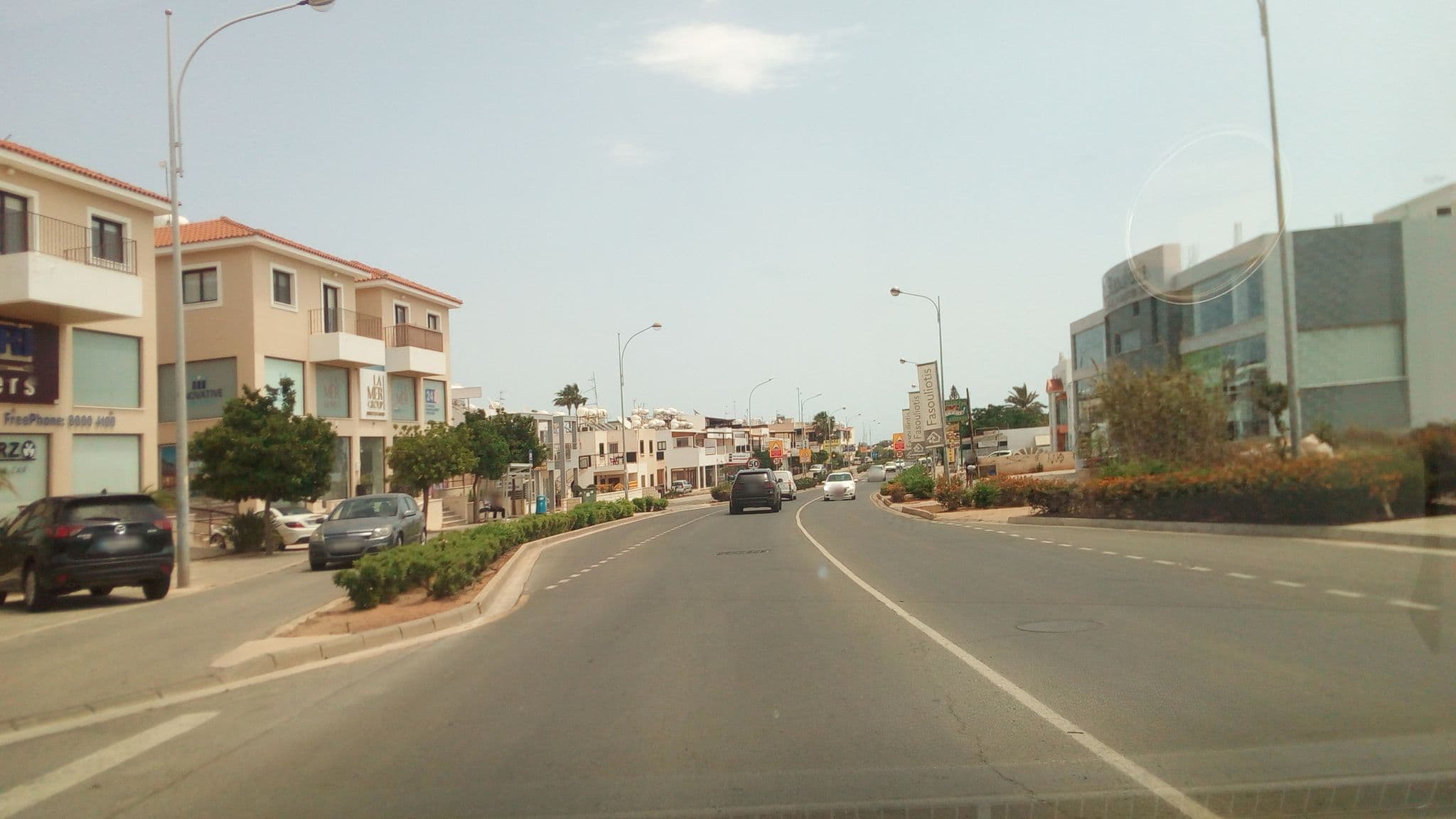 Street view near DeMari Apartments, Paralímni — © stpkyriakou (CC BY-SA · Mapillary)