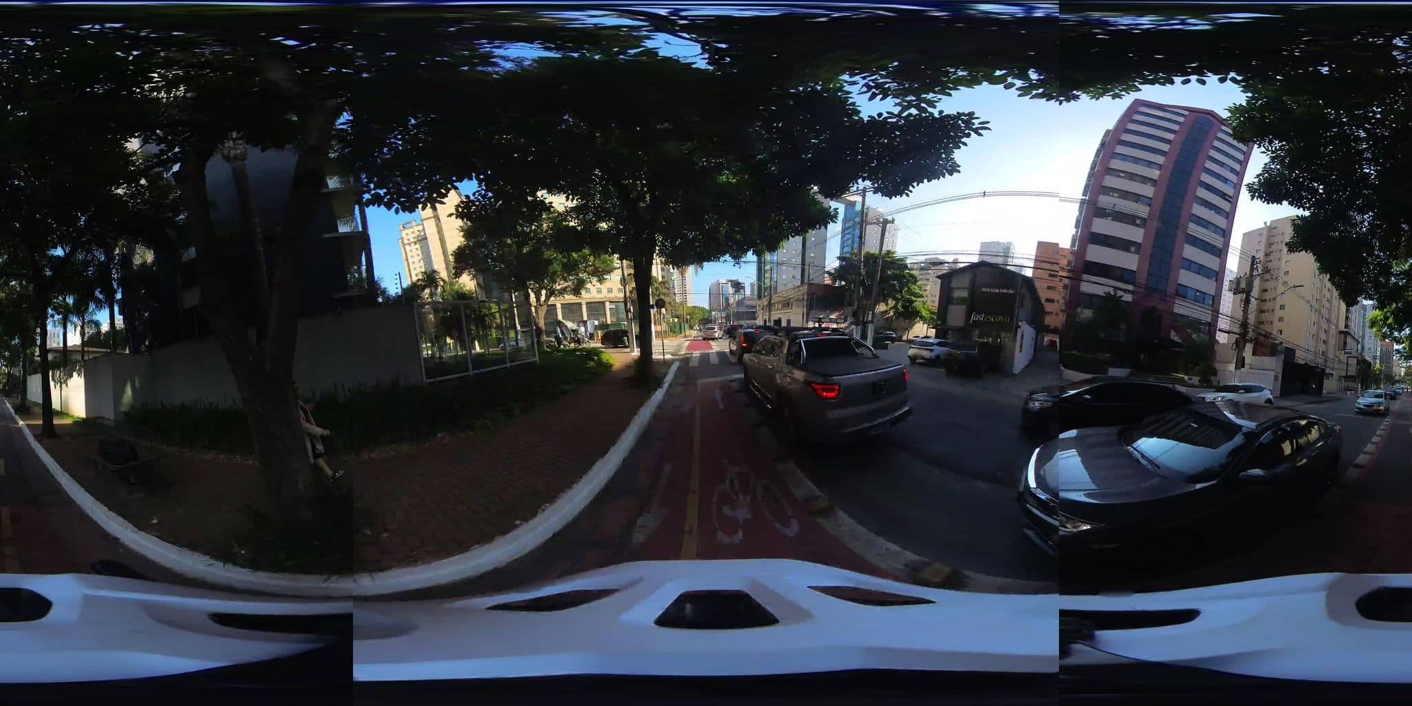 Street view near Hostel Ibirapuera, Moema — © gabinete_falzoni (CC BY-SA · Mapillary)