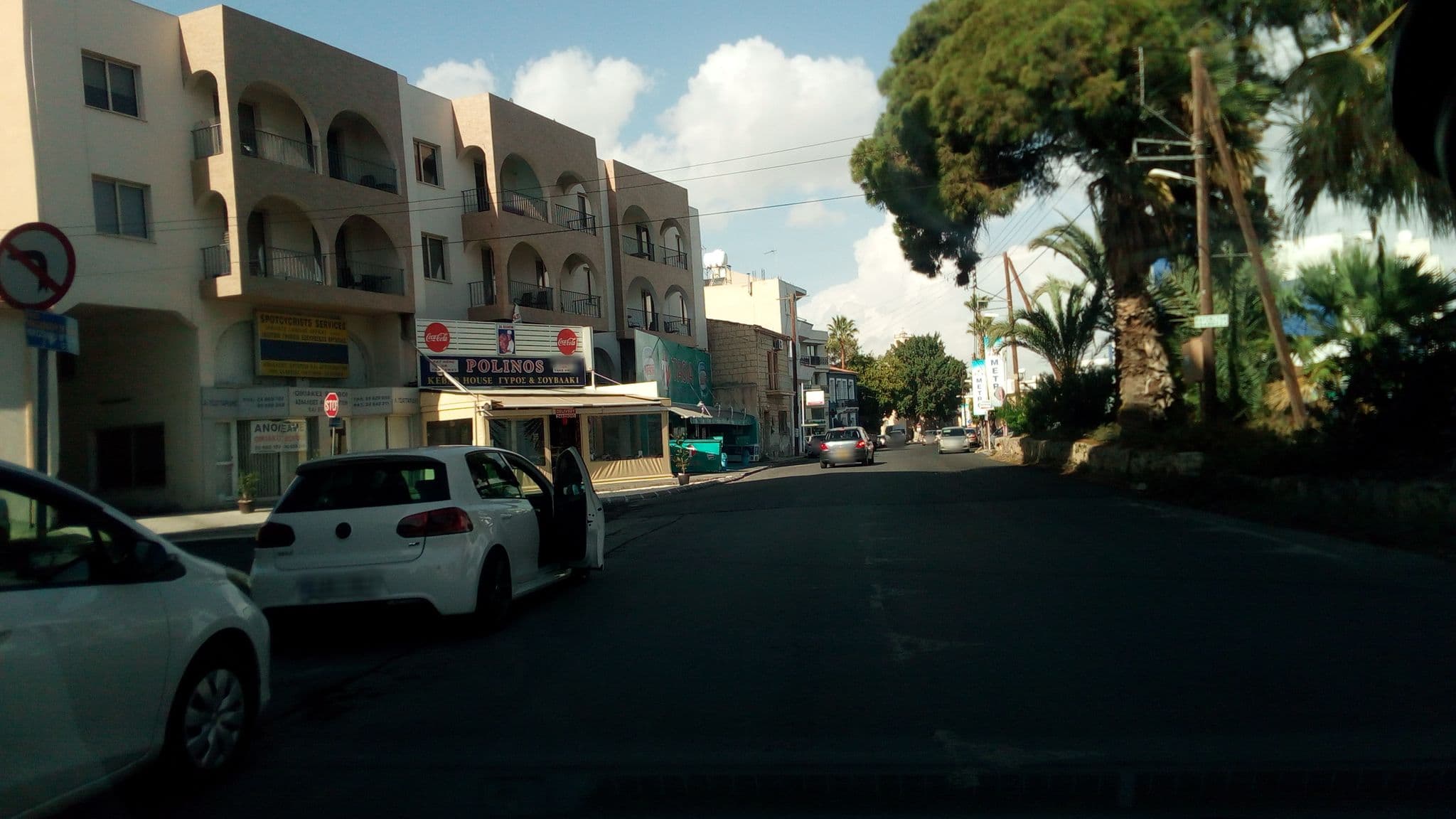 Street view near Trip Yard Larnaca Hostel, Larnaca — © stpkyriakou (CC BY-SA · Mapillary)
