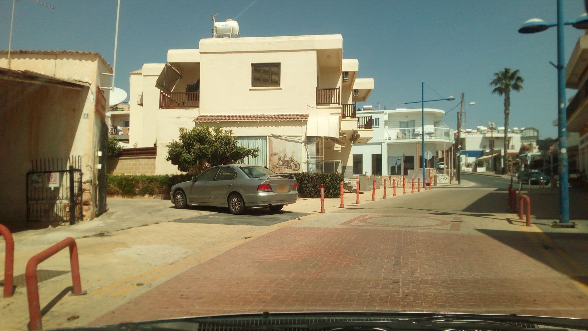 Street view near Cinderella flats, Ayia Napa — © stpkyriakou (CC BY-SA · Mapillary)