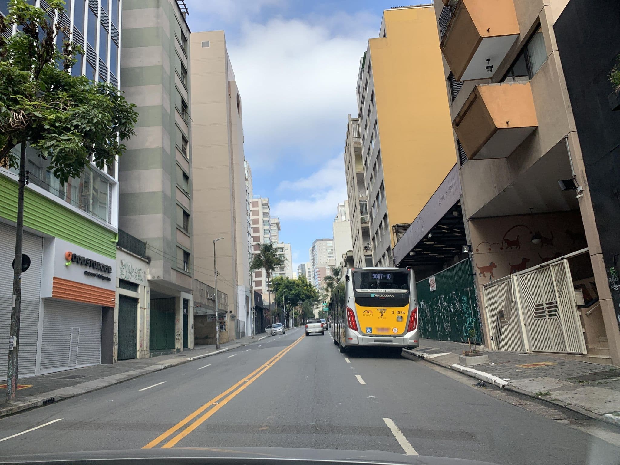 Street view near Lison Hotel, Consolação — © innerpace360 (CC BY-SA · Mapillary)