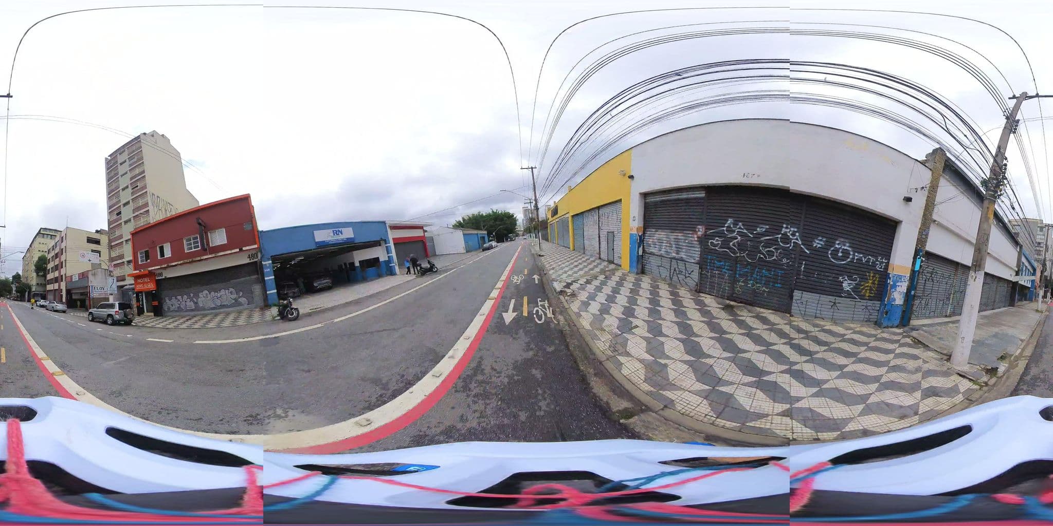 Street view near Hotel Algés, Santa Cecilia — © gabinete_falzoni (CC BY-SA · Mapillary)