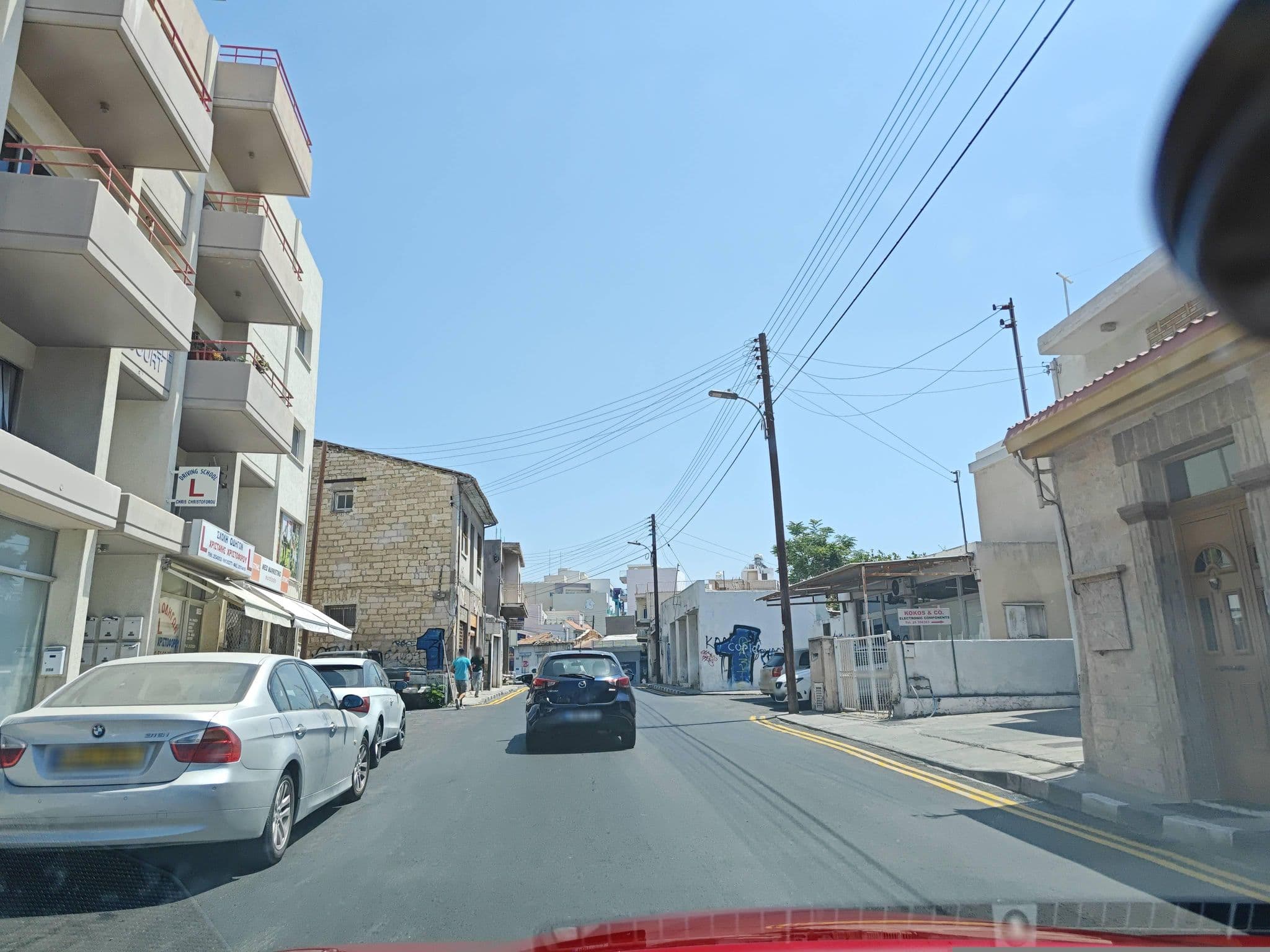 Street view near Jedi Hub hostel, Limassol — © WhanTwo (CC BY-SA · Mapillary)
