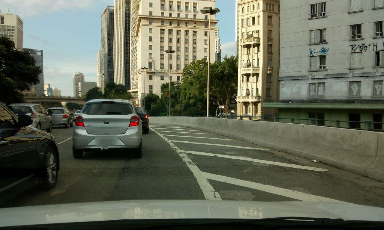 Street view near Pousada Vitória Regia, São Paulo — © thierrytelenav (CC BY-SA · Mapillary)