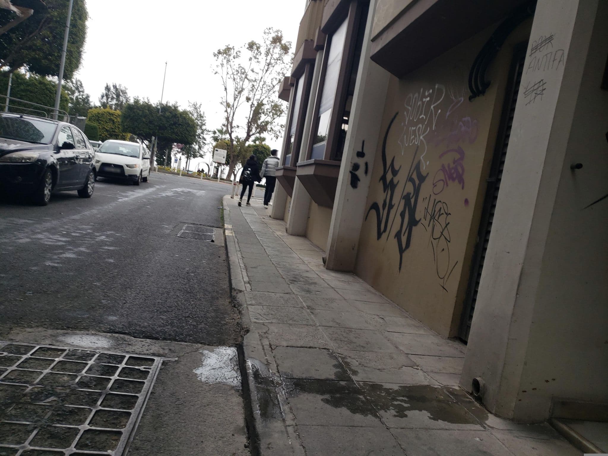 Street view near White Hostel, Limassol — © mapfool (CC BY-SA · Mapillary)