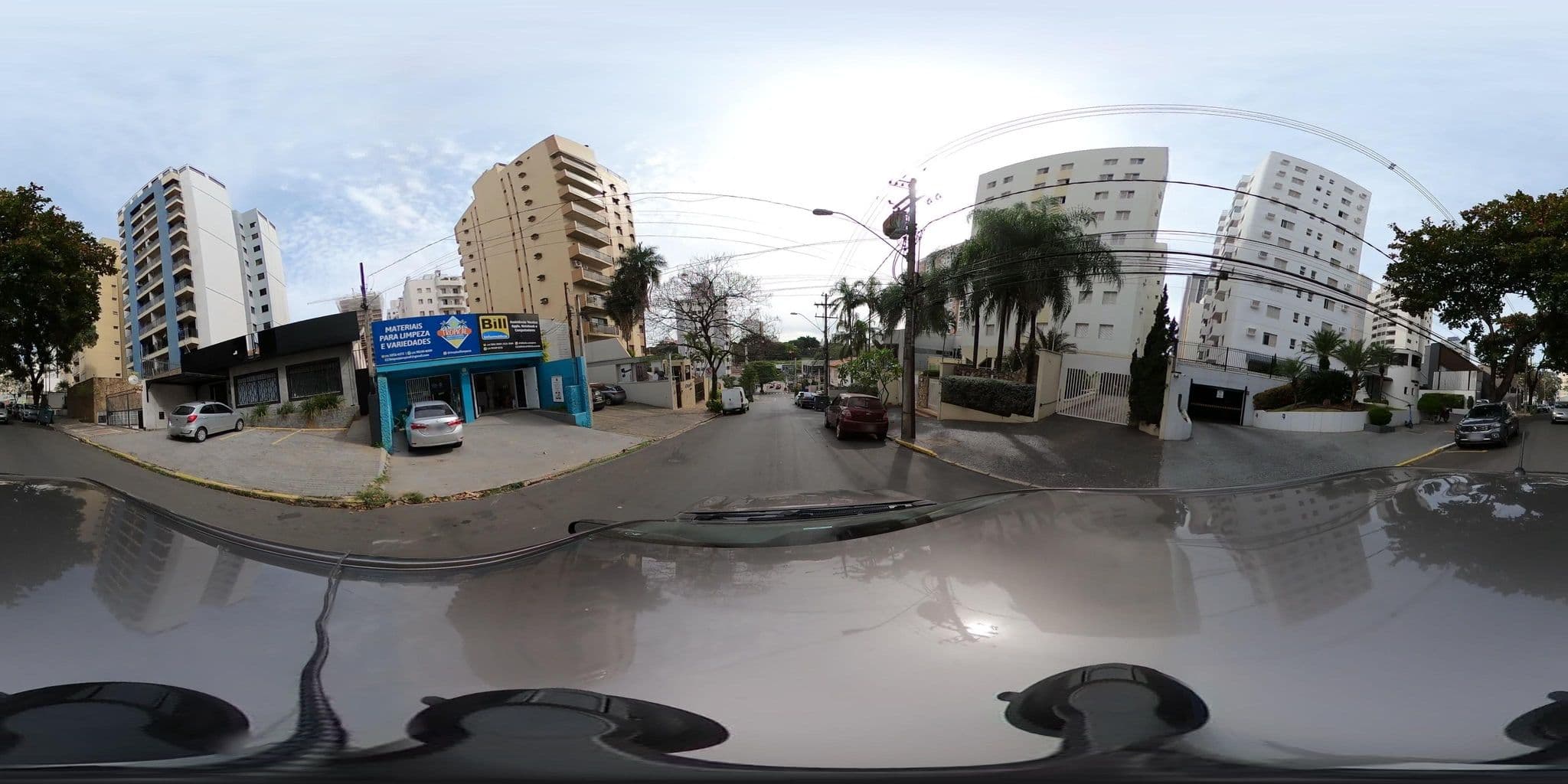 Street view near Hotel Geriatra Marry, Campinas — © jmfaria (CC BY-SA · Mapillary)