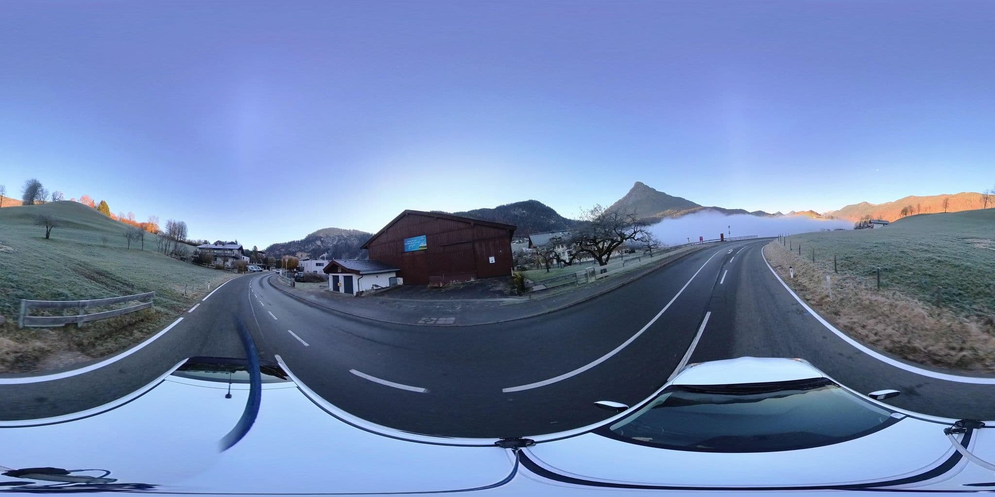 Street view near Langhof, Zell — © osmplus_org (CC BY-SA · Mapillary)