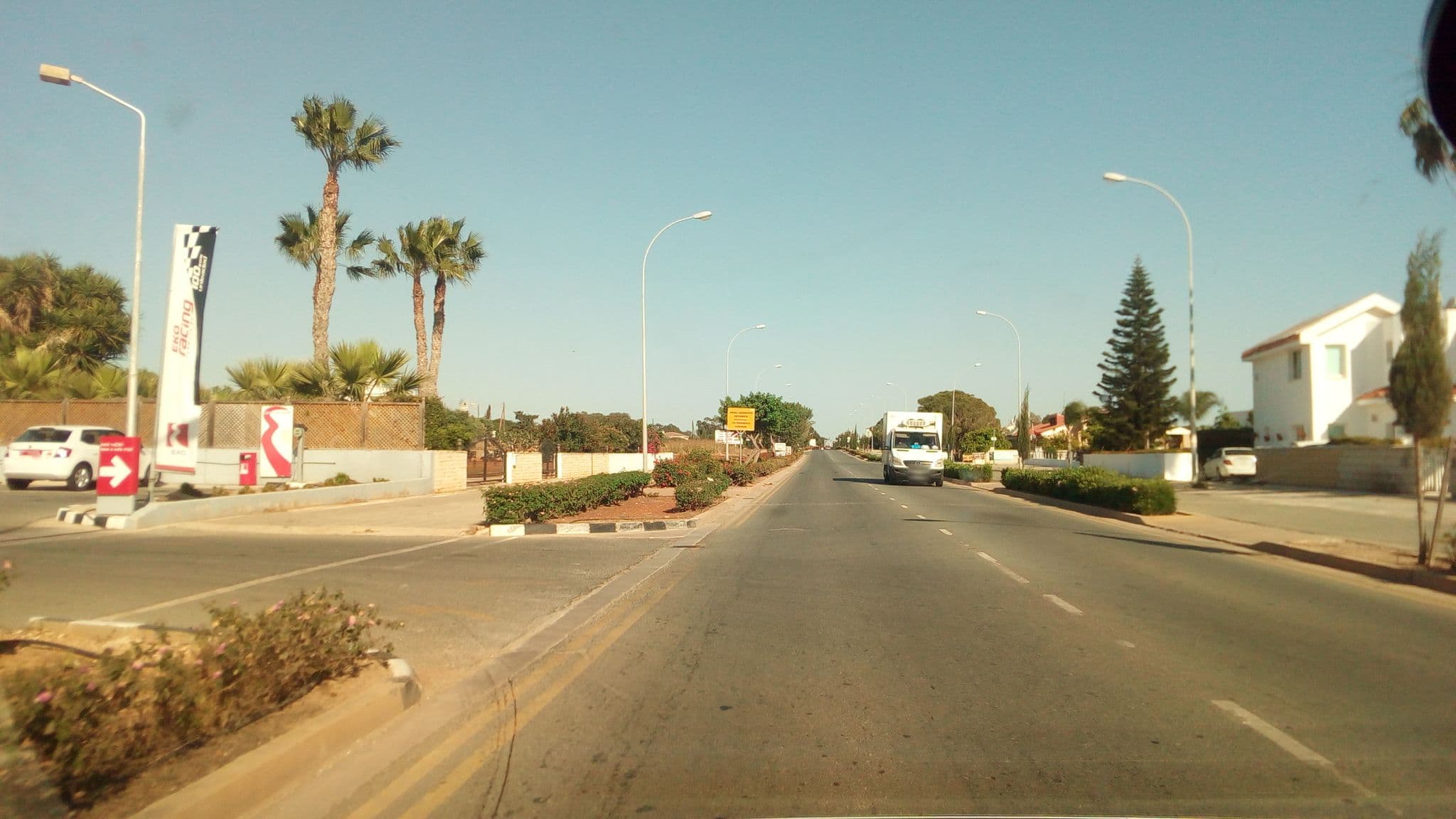 Street view near Villa Oasis, Protaras