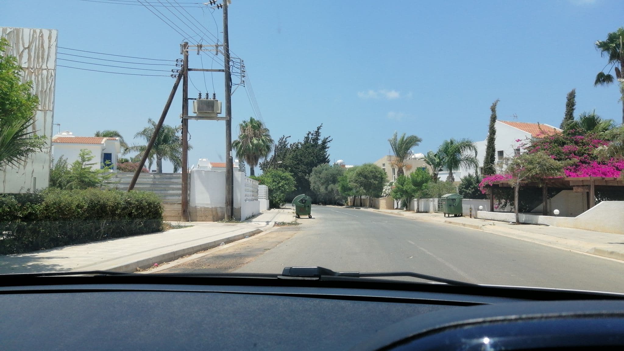 Street view near Fig tree Bay Villa 4, Protaras