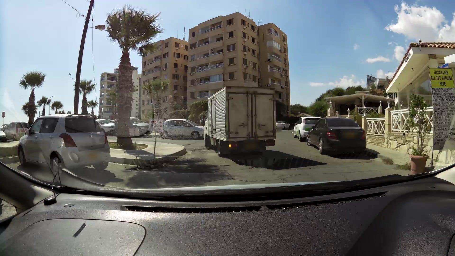 Street view near Zorbas Sea View, Larnaca — © kaartcam (CC BY-SA · Mapillary)