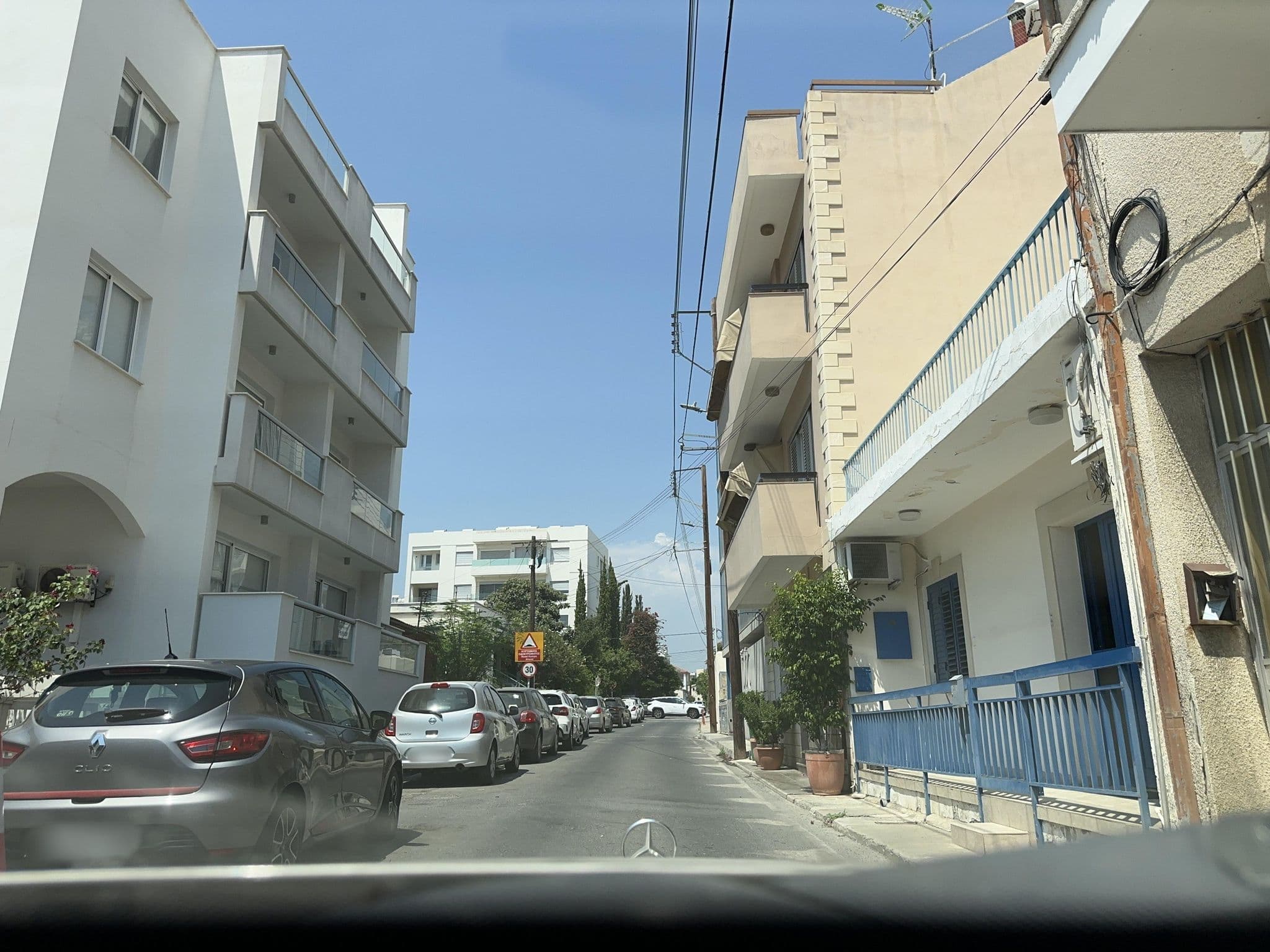 Street view near Lemongrass Hostel, Limassol — © GreekRoadRunner (CC BY-SA · Mapillary)