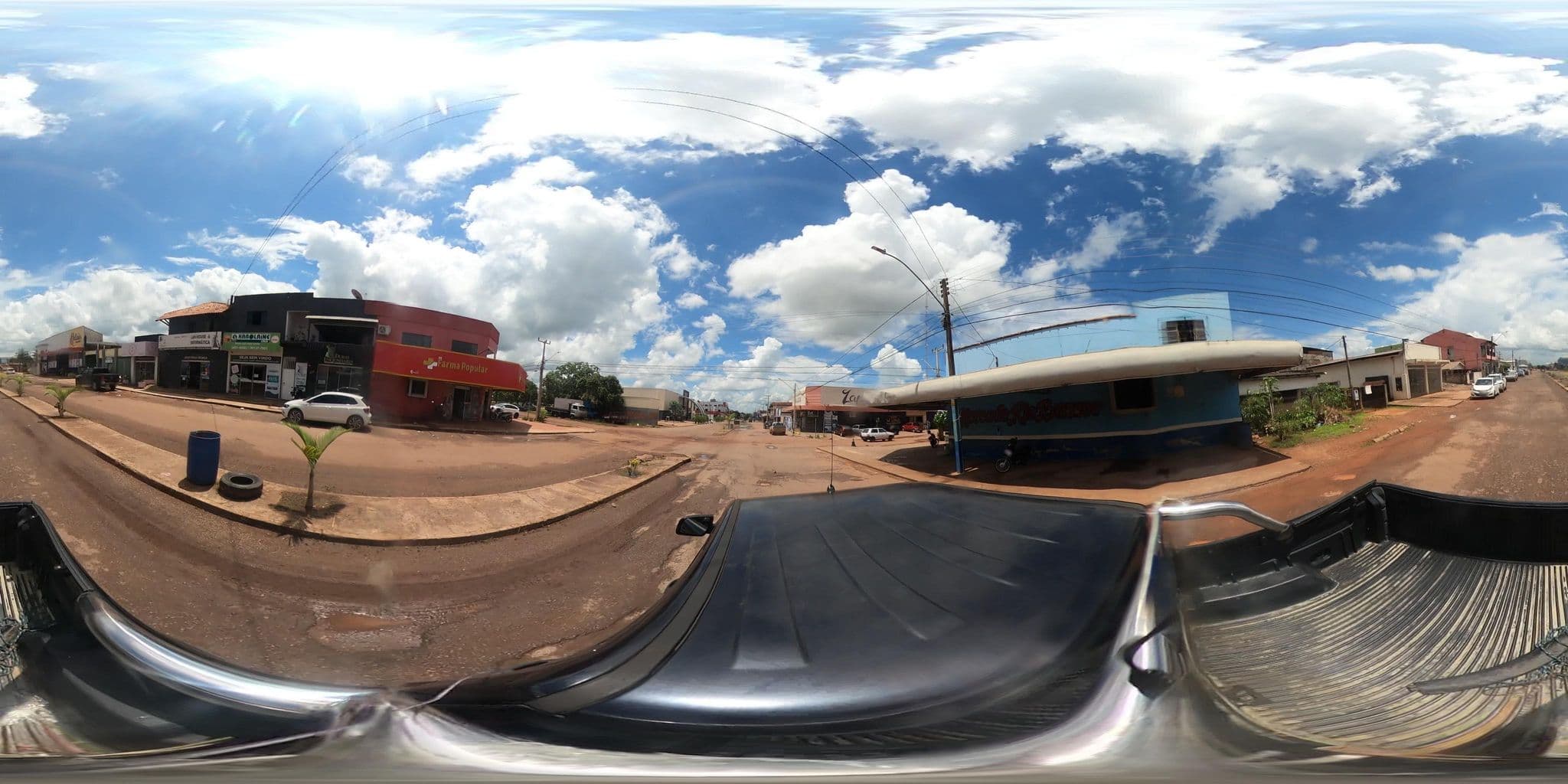 Street view near Hotel Novo Lar, Pimenta Bueno — © jaderbavaresco (CC BY-SA · Mapillary)