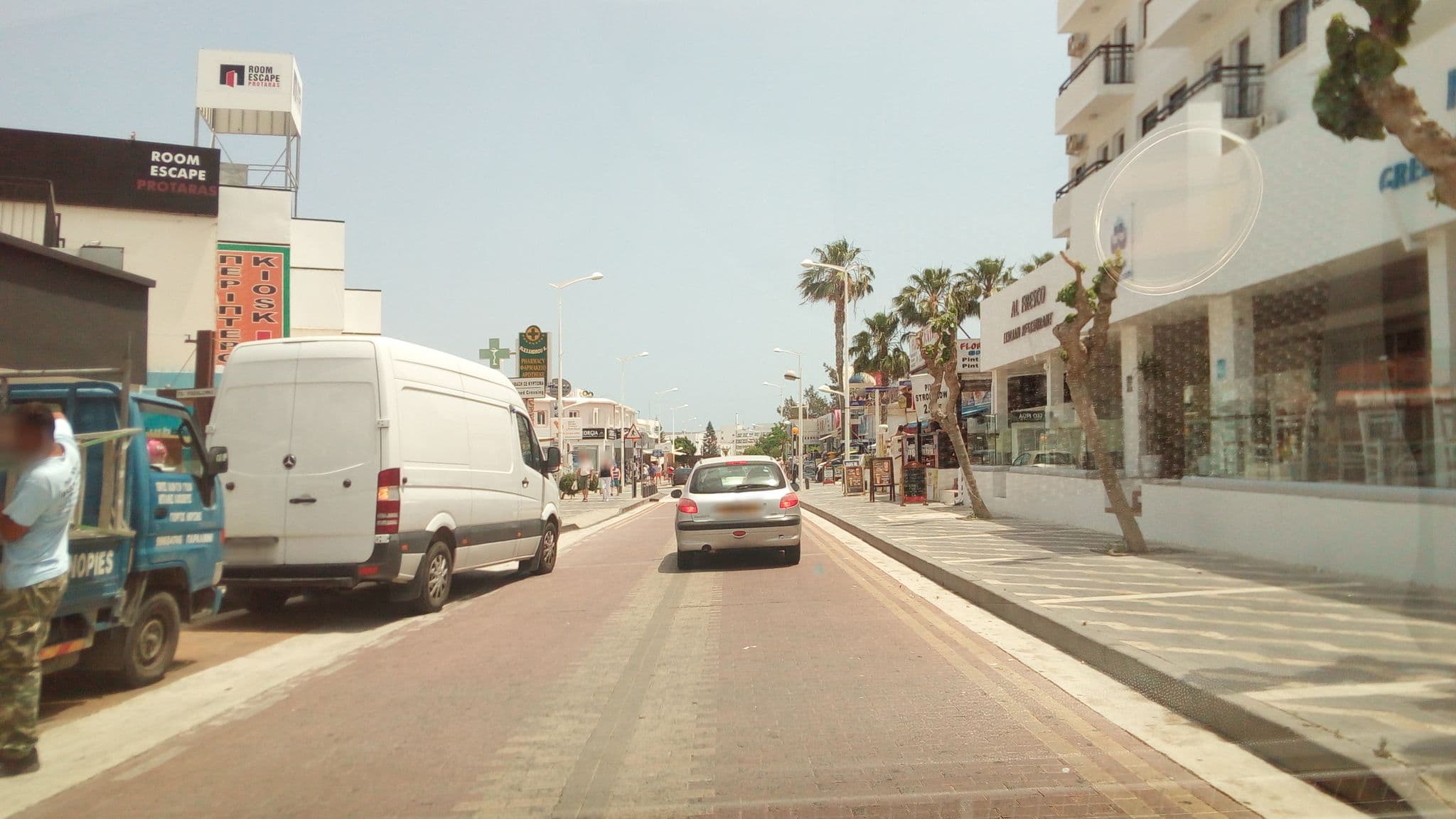 Street view near Flora Hotel Apts, Protaras