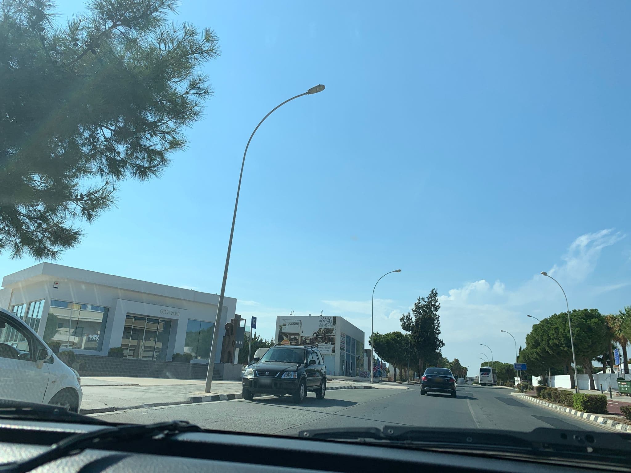 Street view near Starlight Luxury Apartments, Protaras